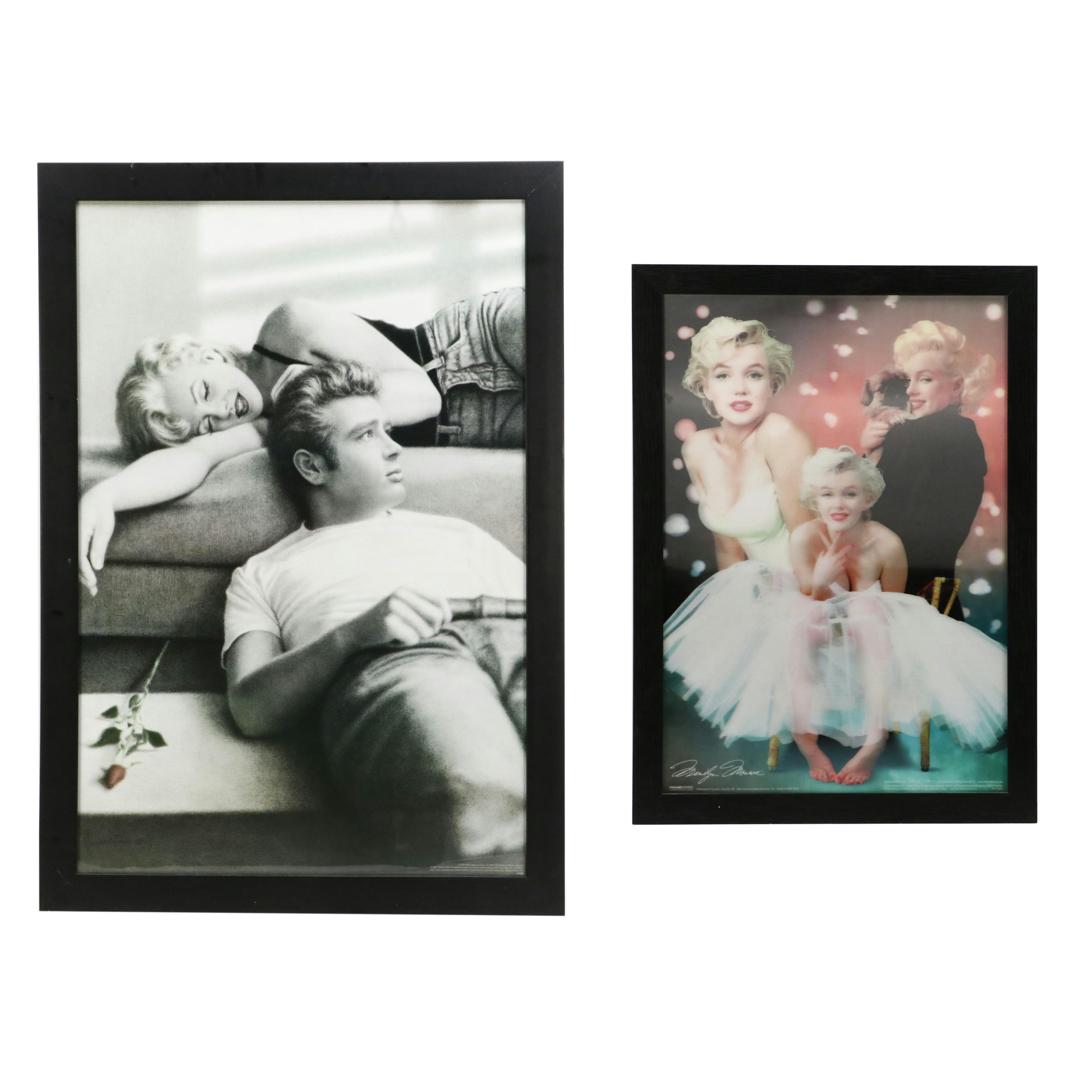 Offset Lithograph of Marilyn Monroe and James Dean After Paul Gassenheimer, 2007