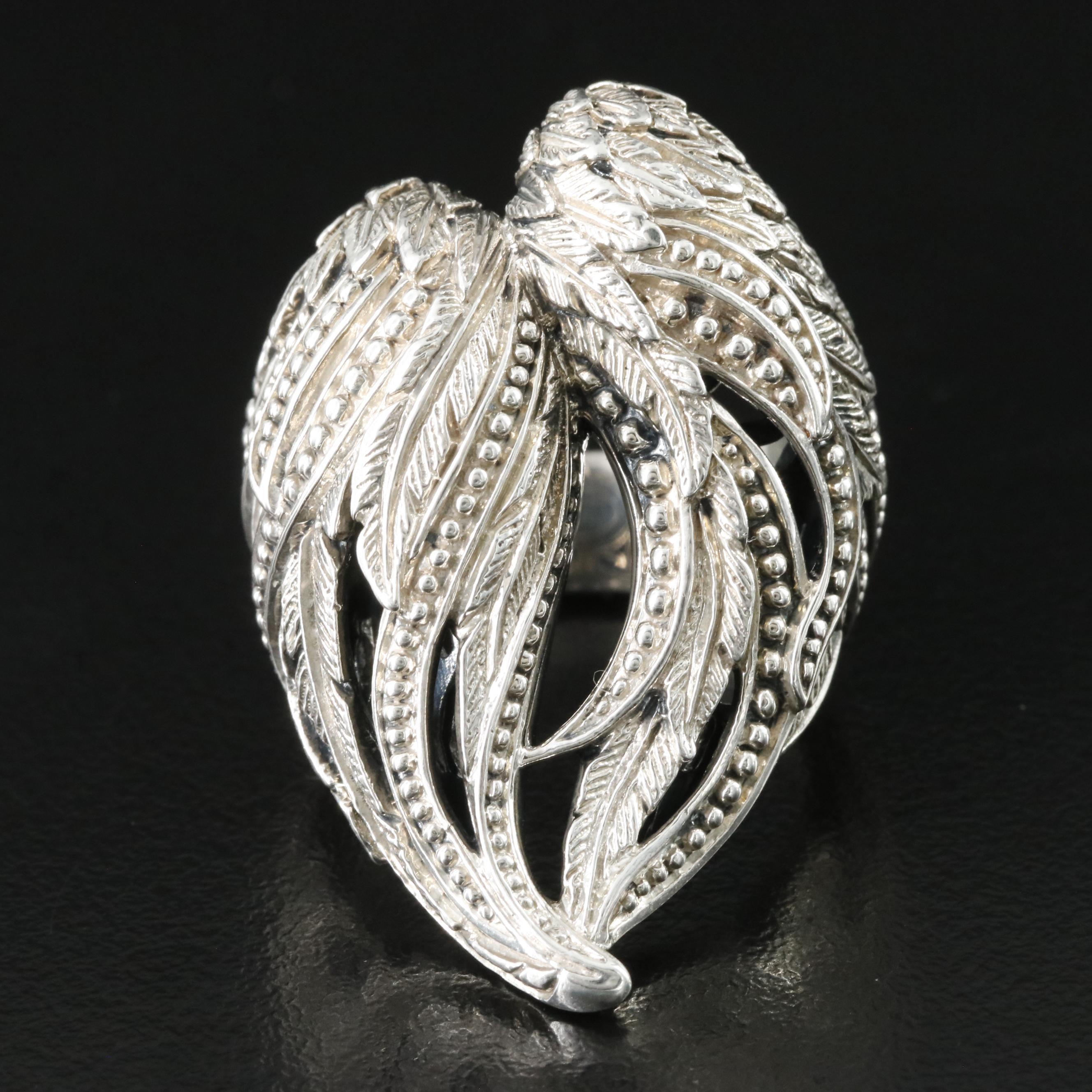 Scott Kay Sterling Angel Wings Ring