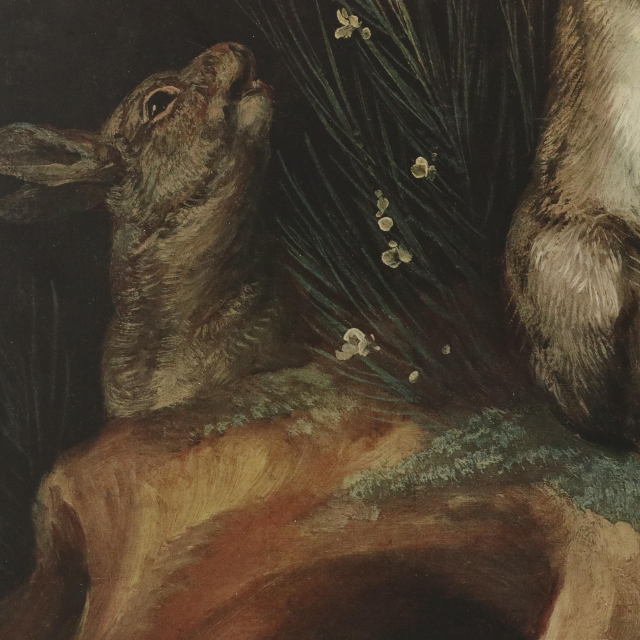 After Alexandre-François Desportes Giclée "Rabbits"