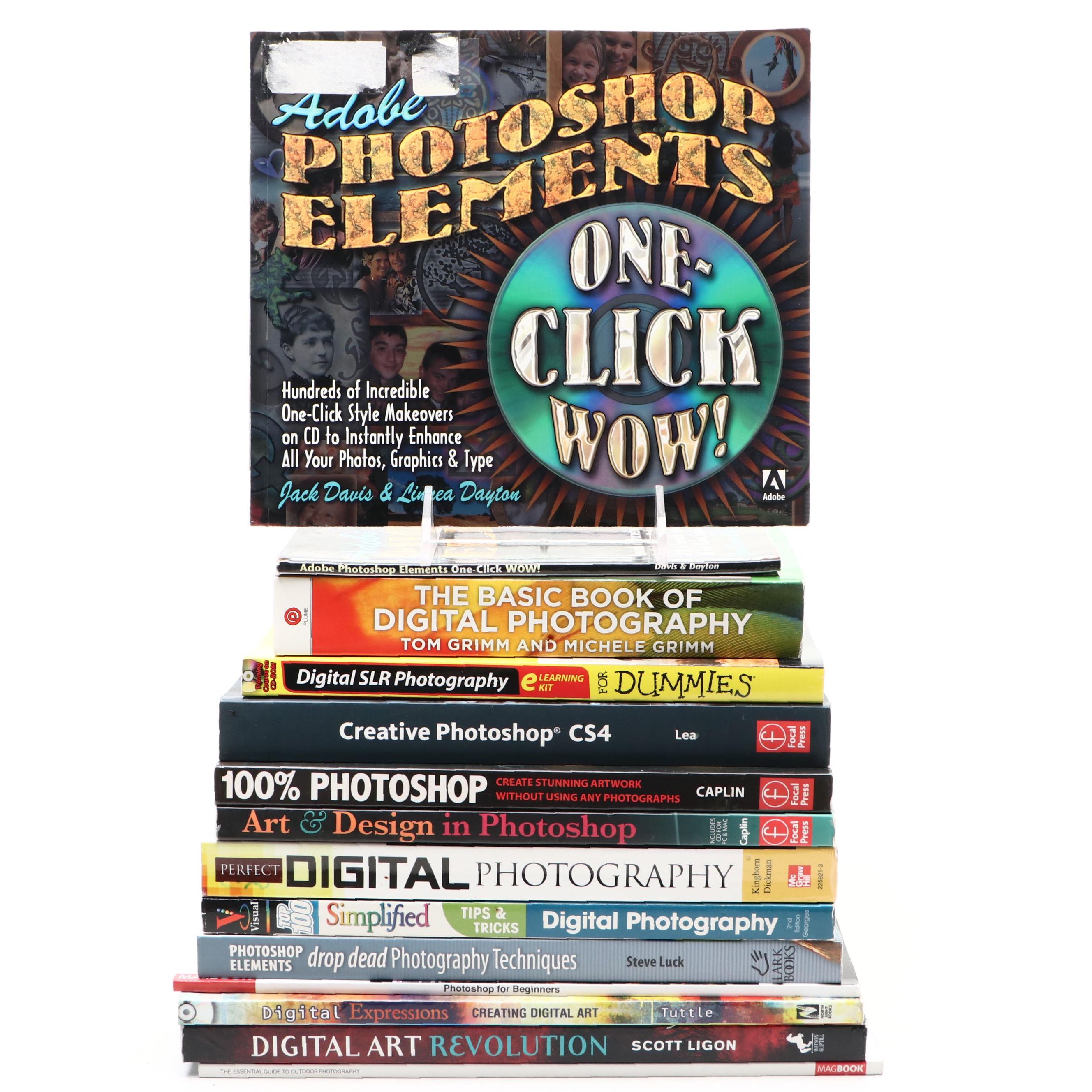 Digital Photography and Adobe Photoshop Instructional Books