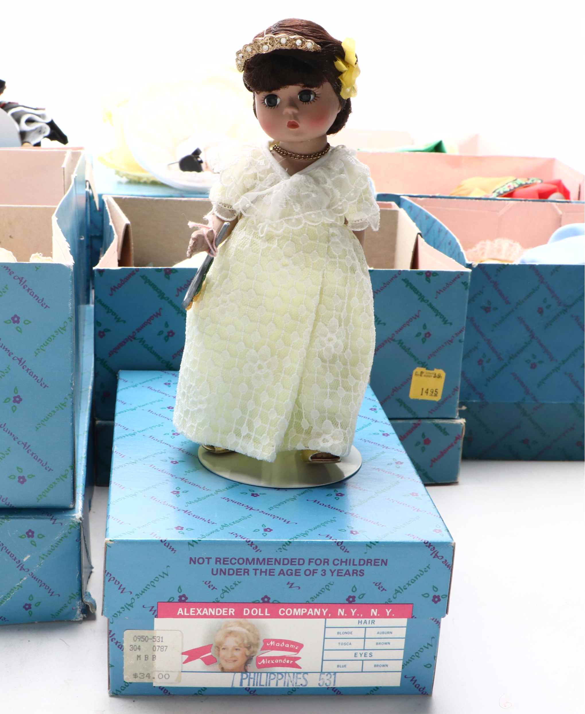 Madame Alexander "International" Dolls with Other Madame Alexander Dolls