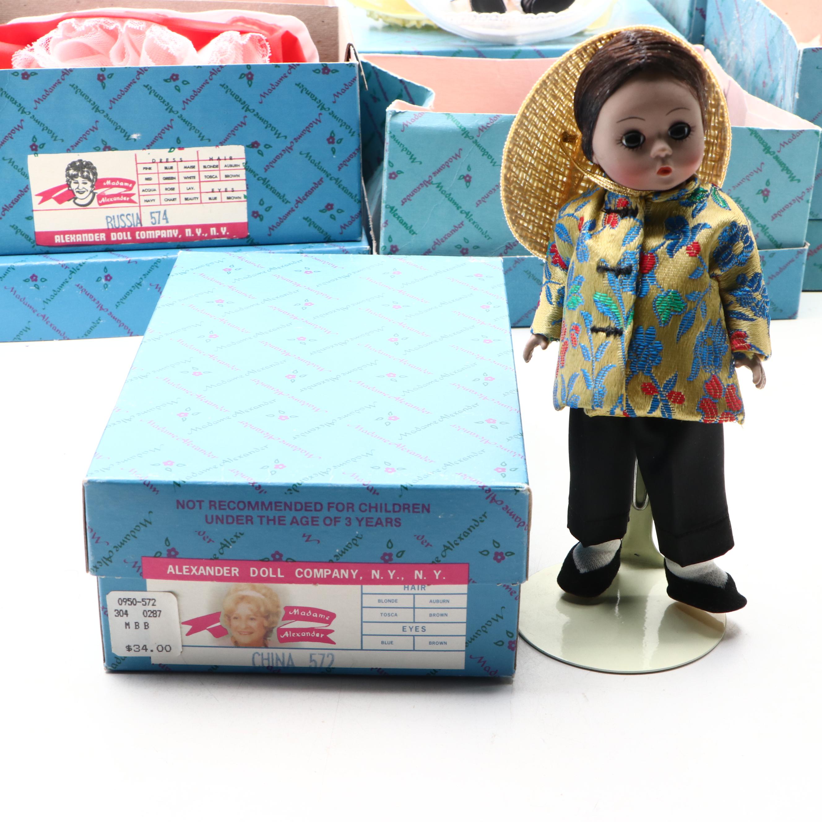 Madame Alexander "International" Dolls with Other Madame Alexander Dolls