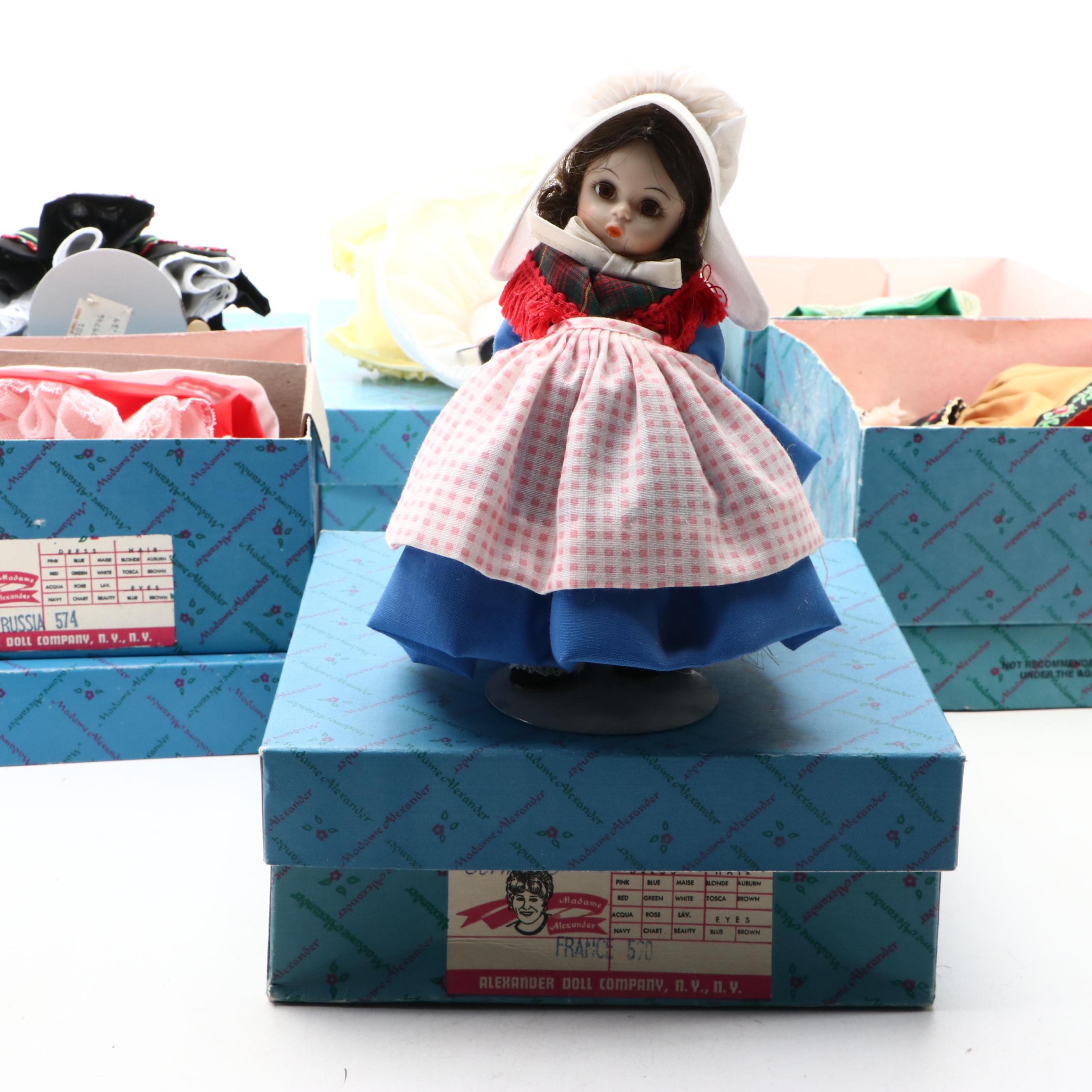 Madame Alexander "International" Dolls with Other Madame Alexander Dolls
