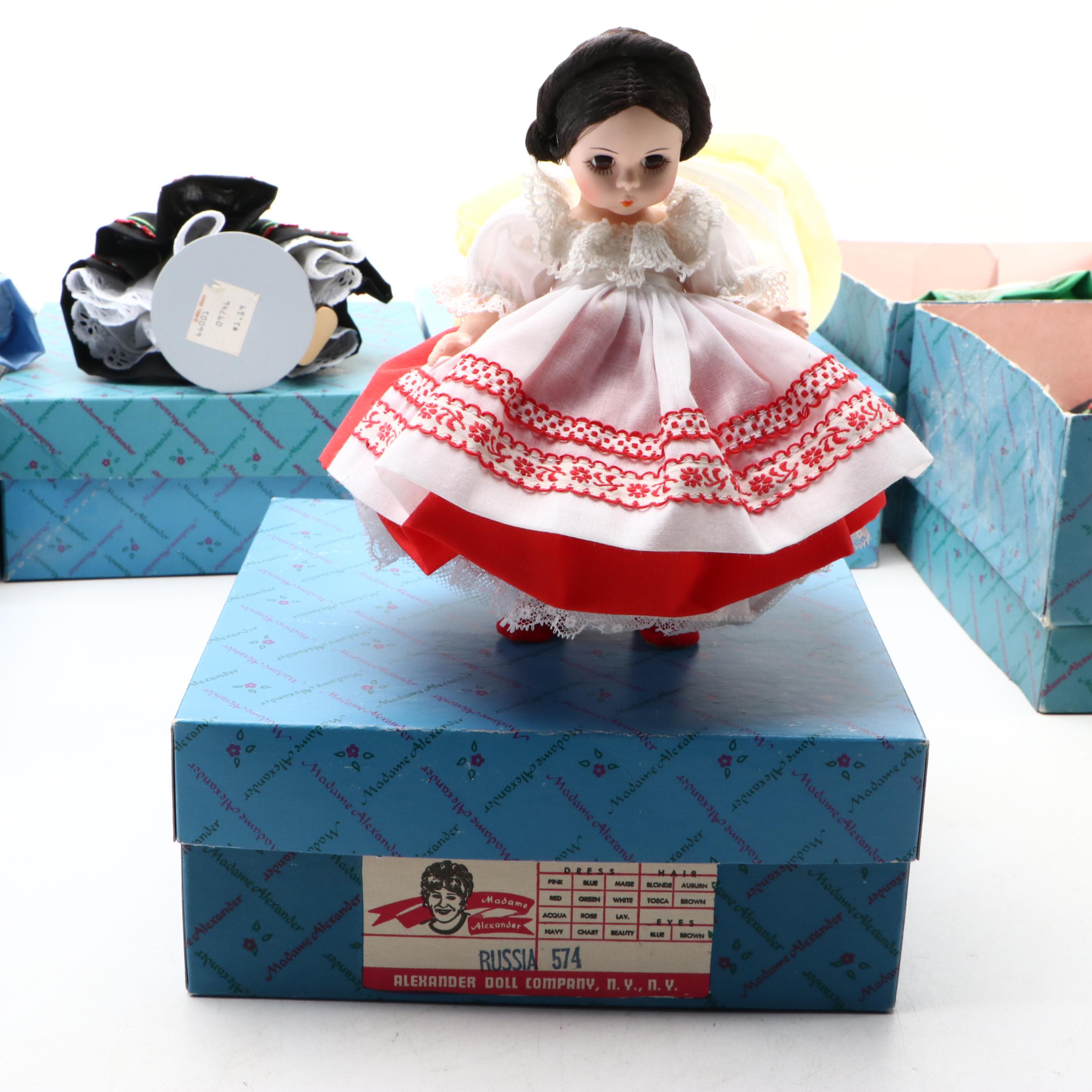 Madame Alexander "International" Dolls with Other Madame Alexander Dolls