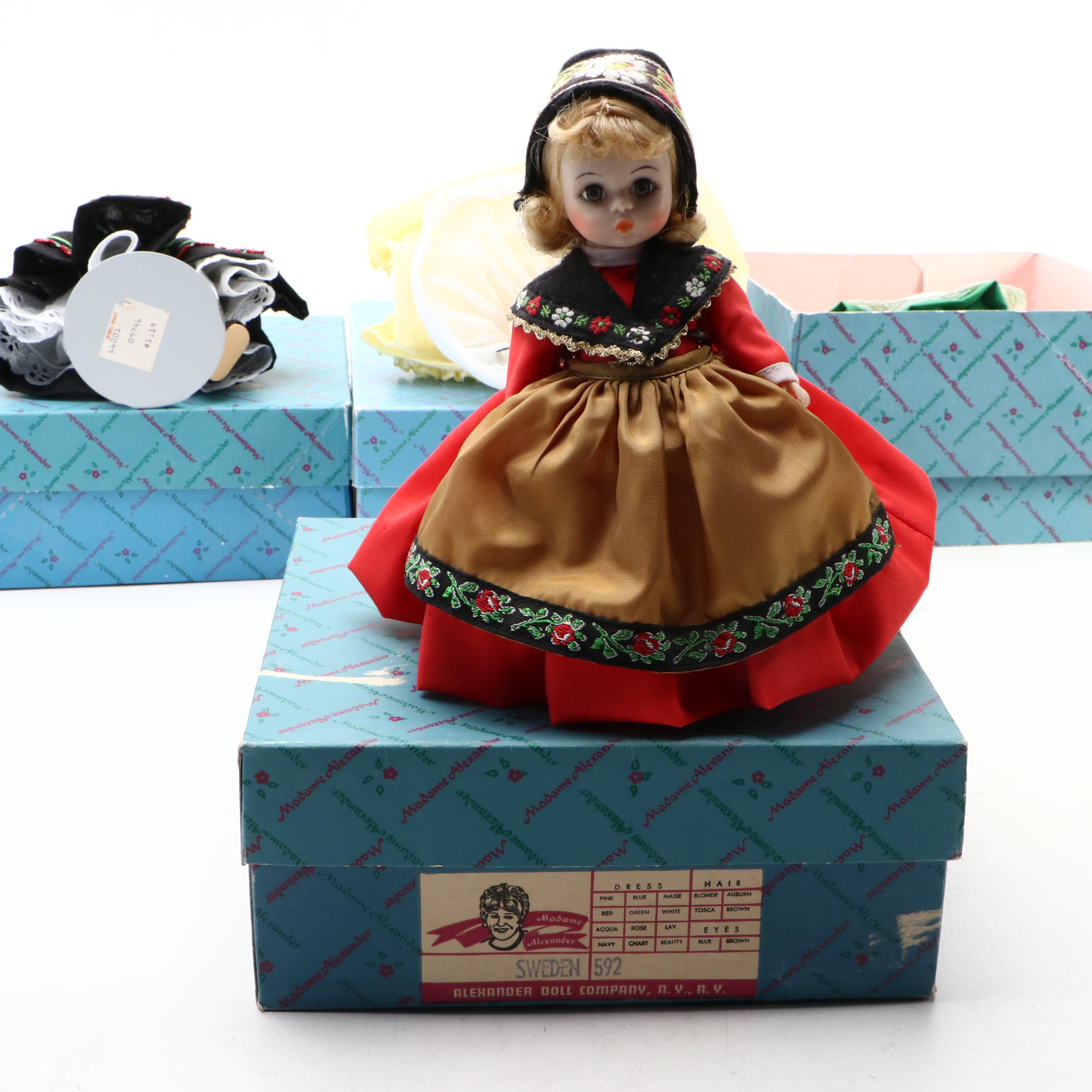 Madame Alexander "International" Dolls with Other Madame Alexander Dolls