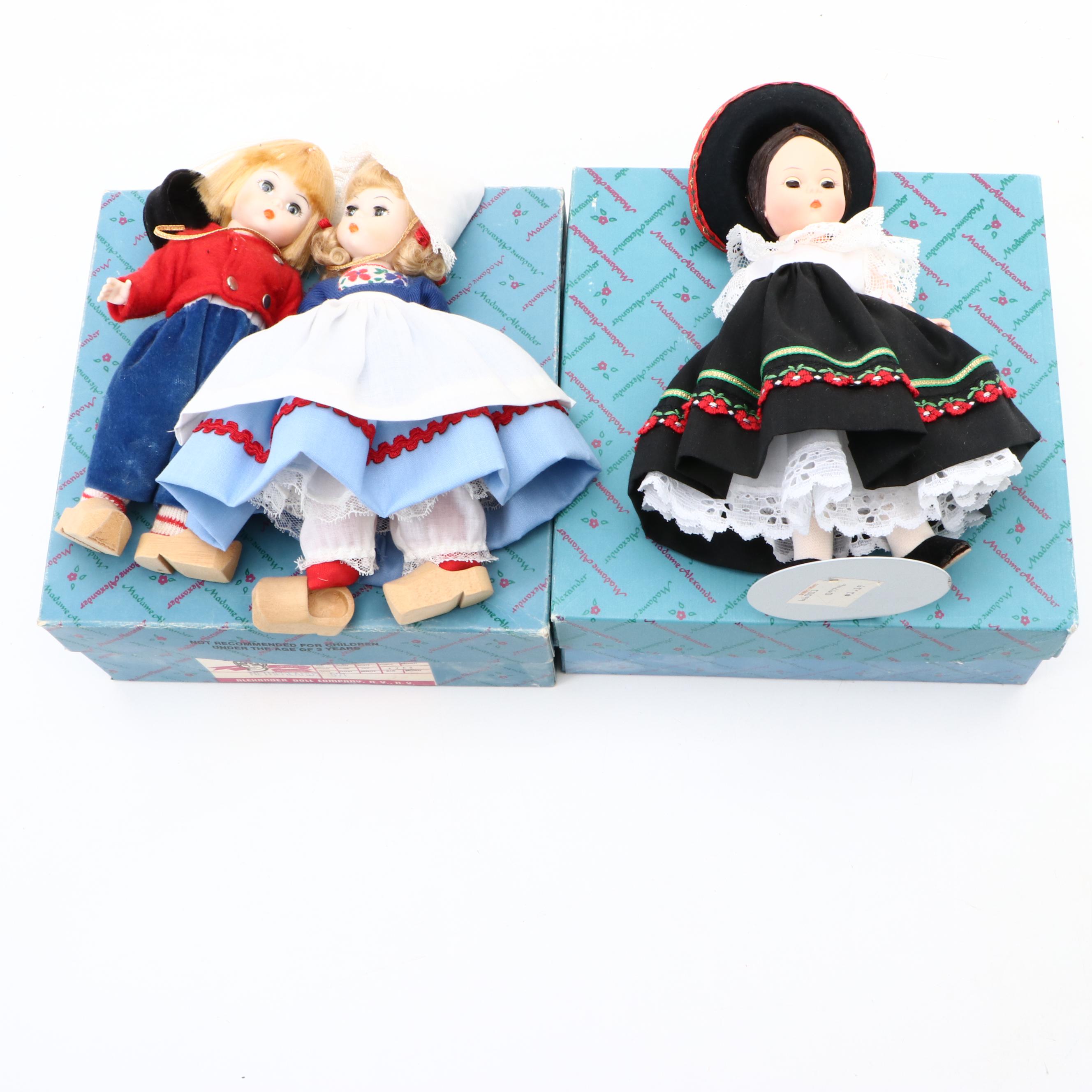 Madame Alexander "International" Dolls with Other Madame Alexander Dolls
