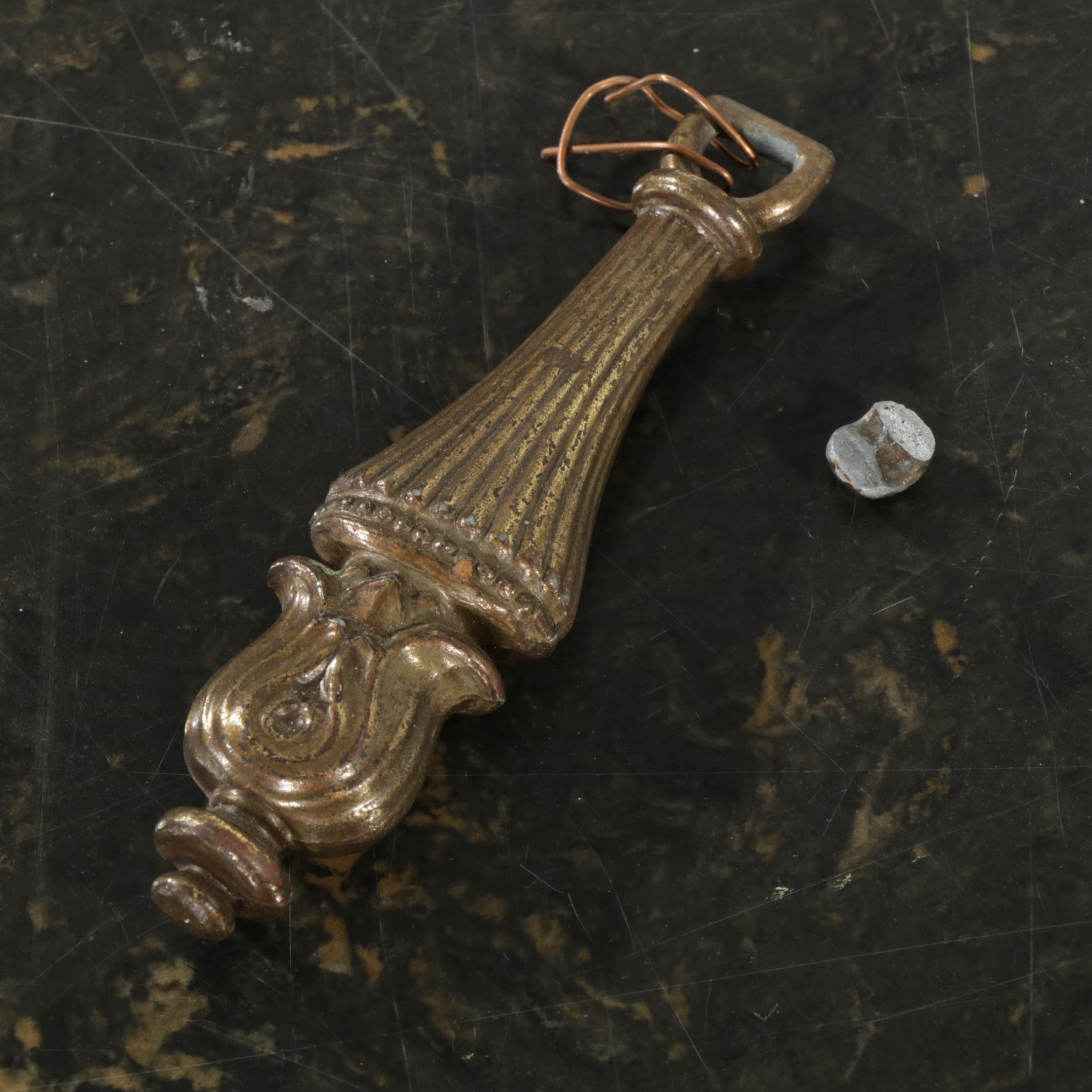 Stanley Furniture Spanish Baroque Cabinet with Faux Stone Top