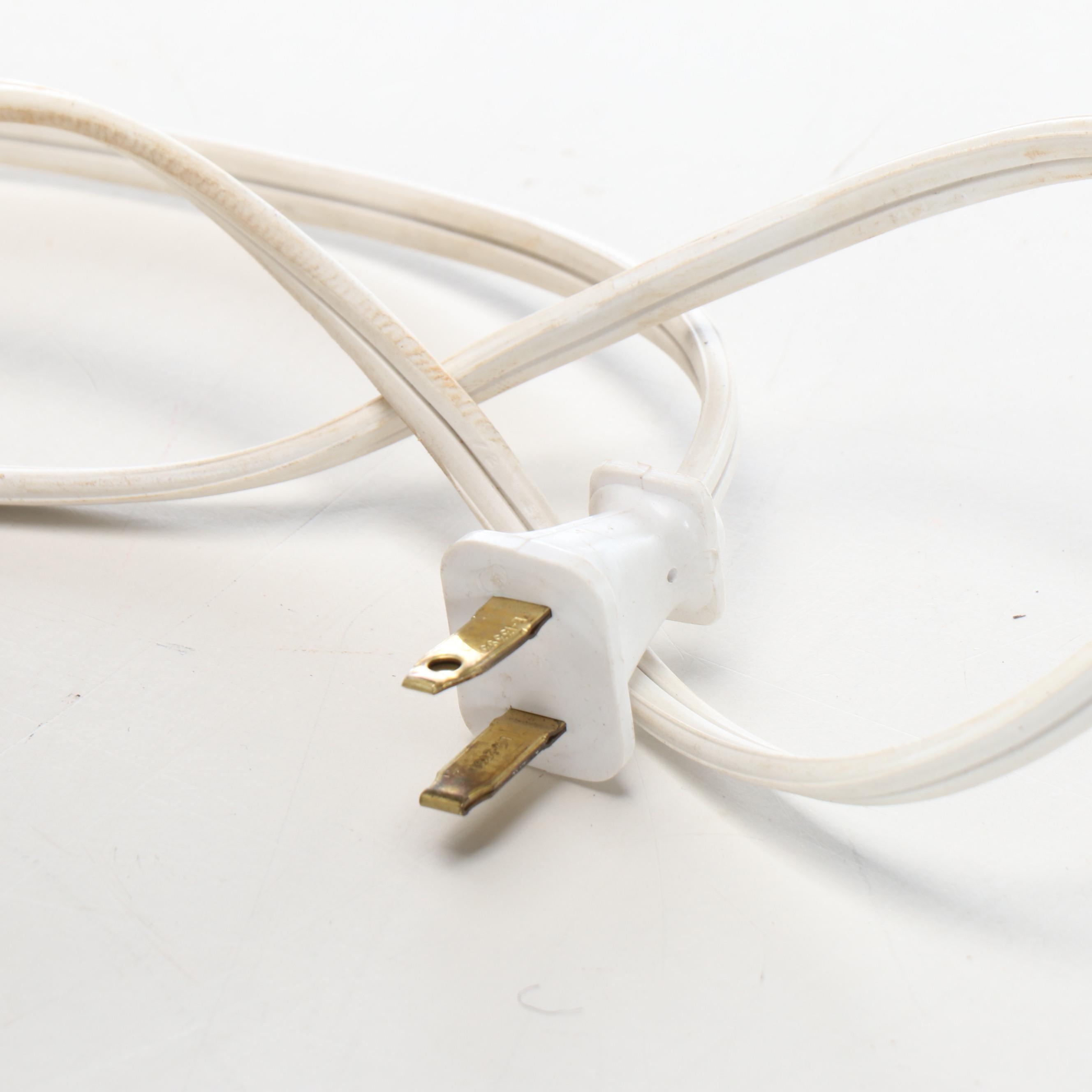 Italian Openwork Capdimonte Neoclassical Style Table Lamps