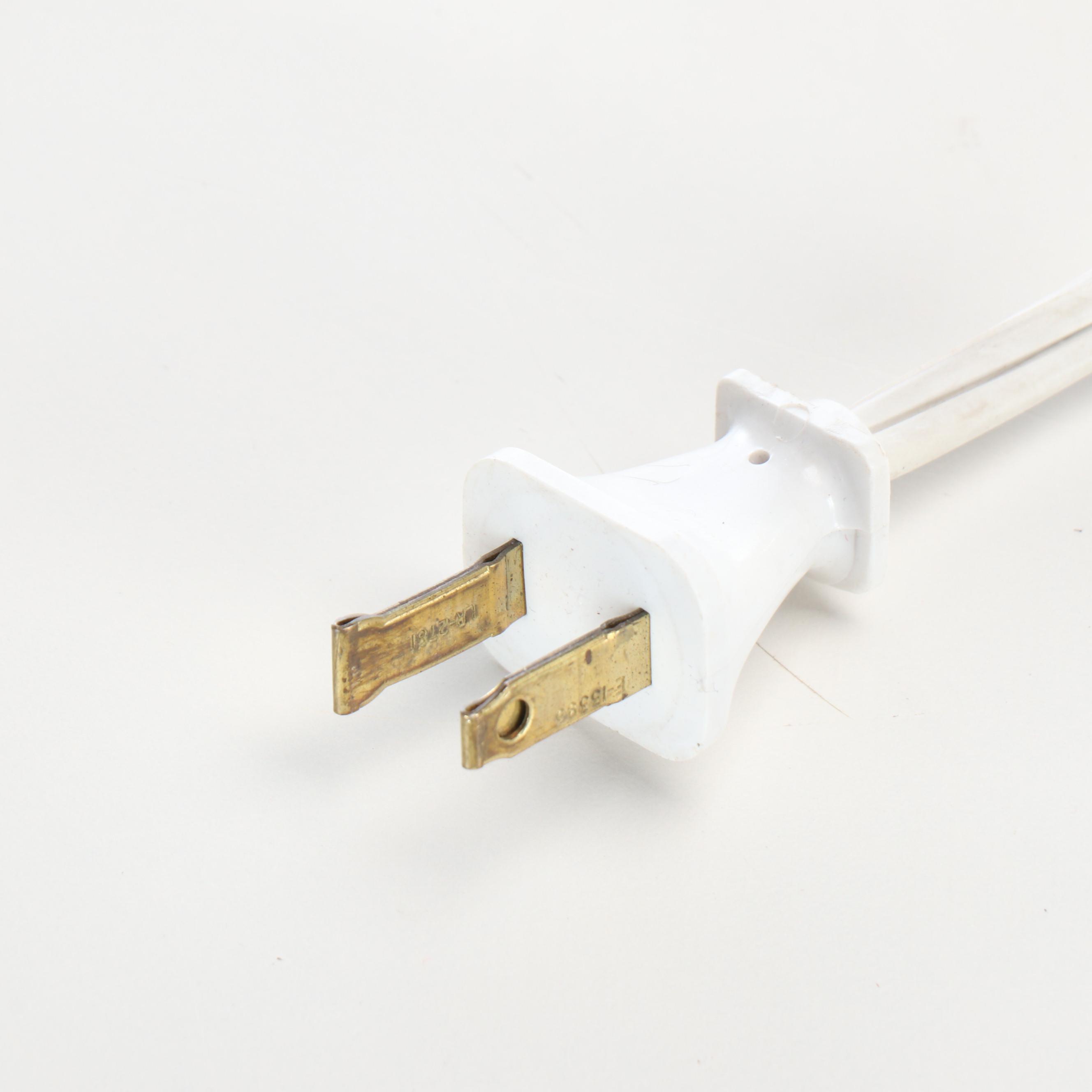 Italian Openwork Capdimonte Neoclassical Style Table Lamps