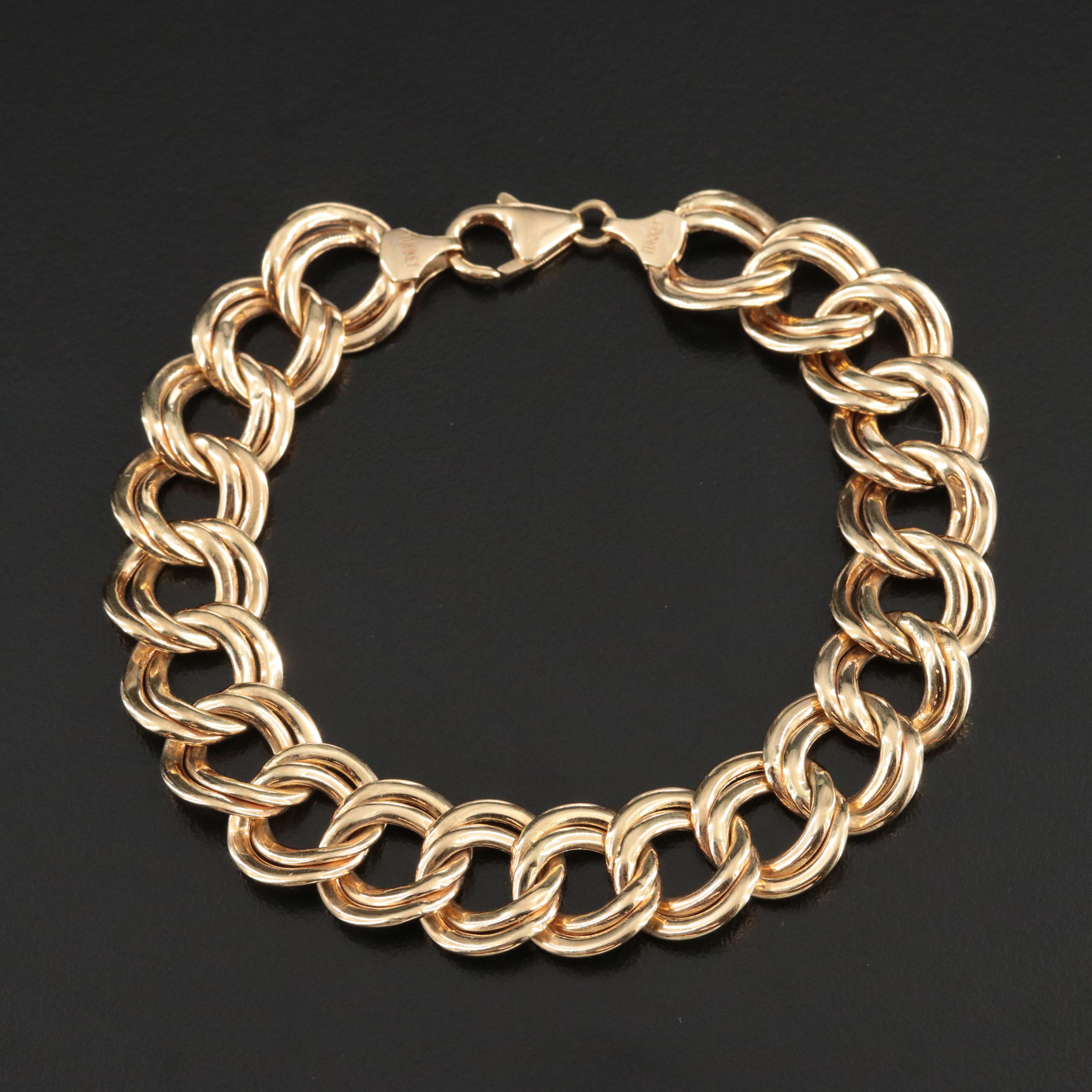 14K Garibaldi Chain Bracelet
