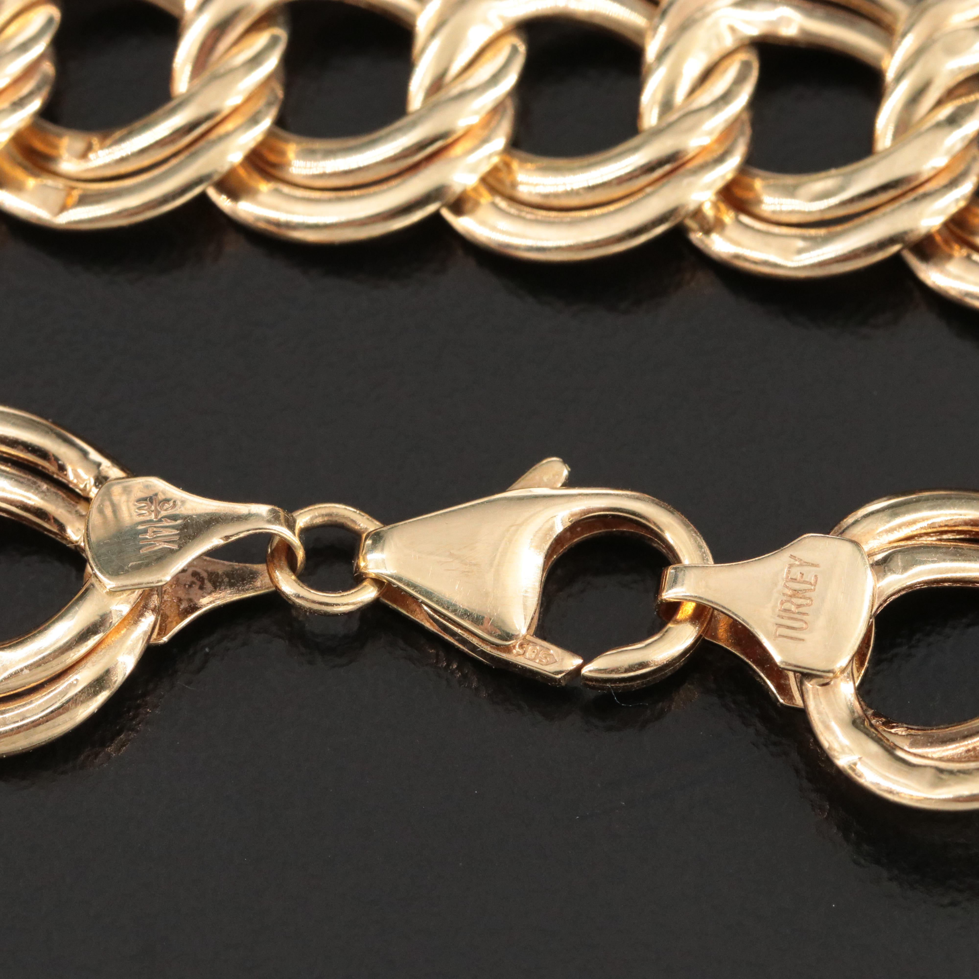 14K Garibaldi Chain Bracelet
