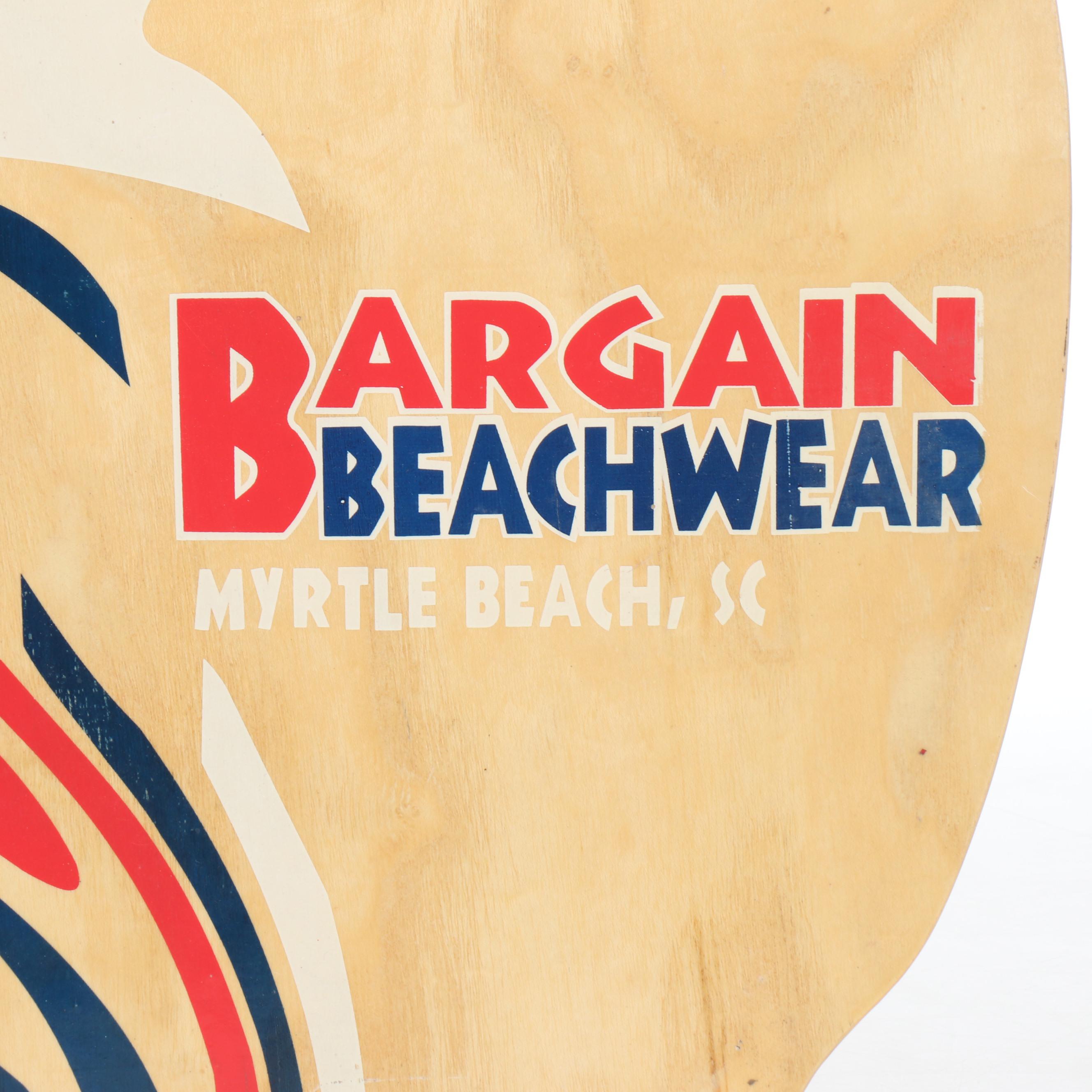 Polychrome Wooden Bargain Beachwear Skimboard