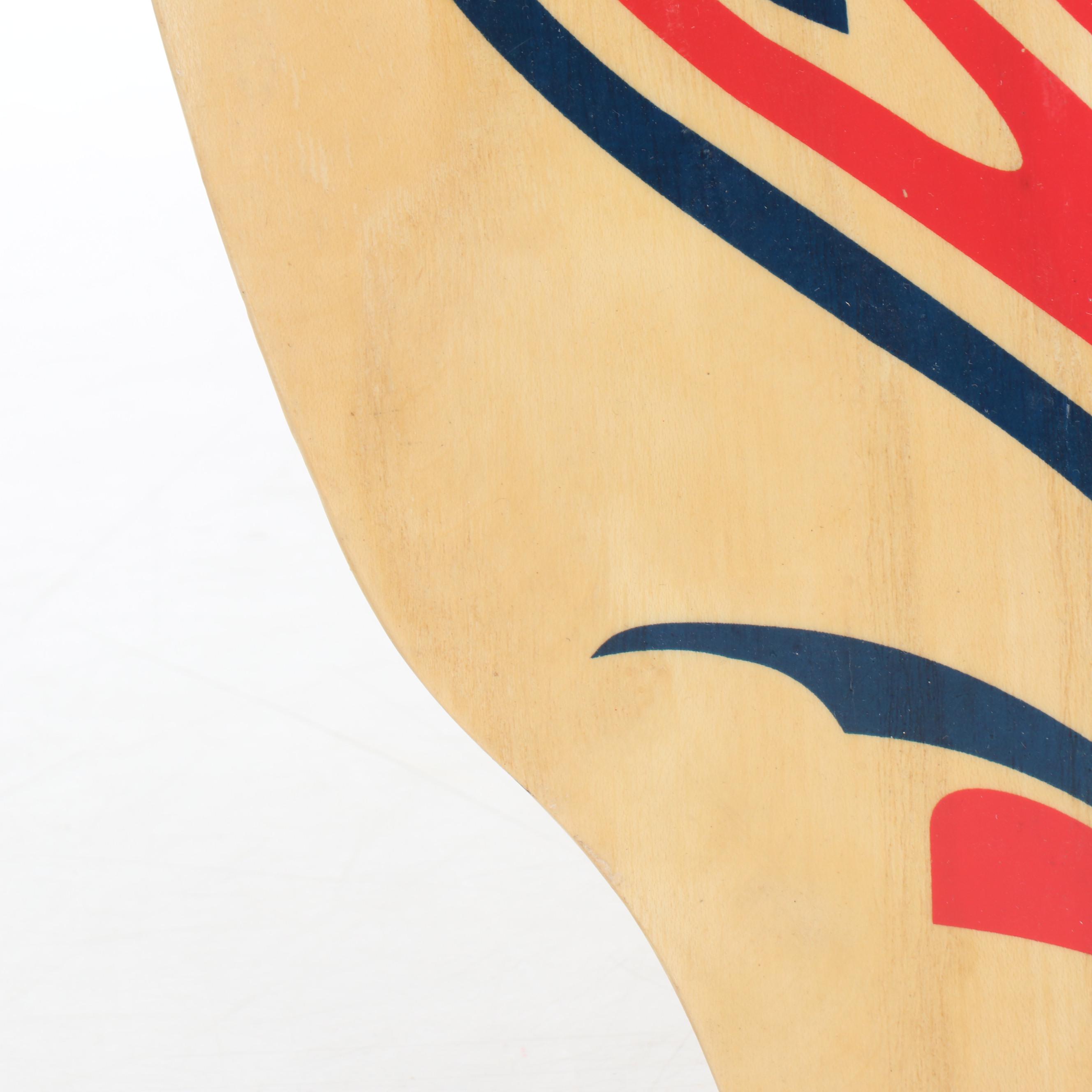 Polychrome Wooden Bargain Beachwear Skimboard