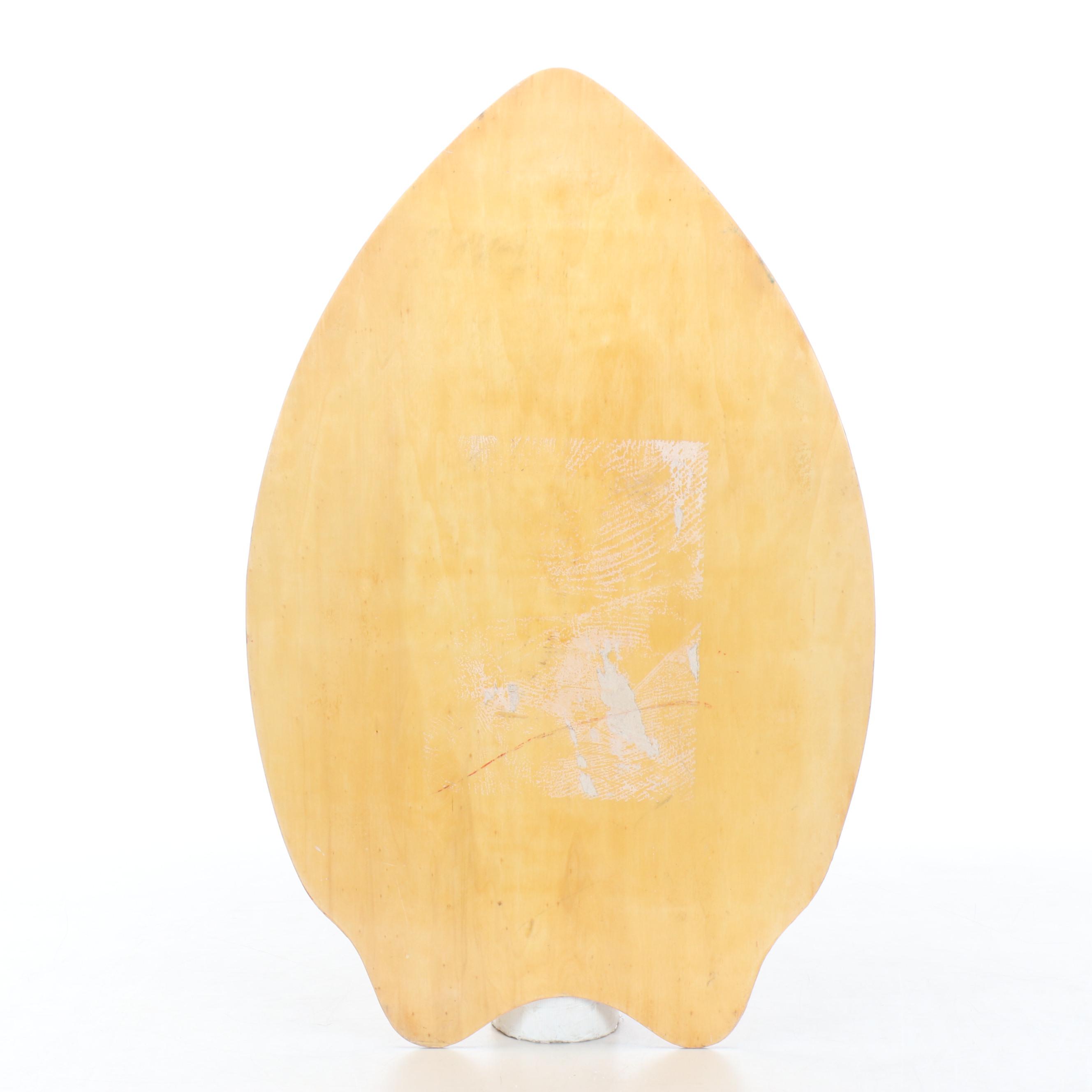Polychrome Wooden Bargain Beachwear Skimboard