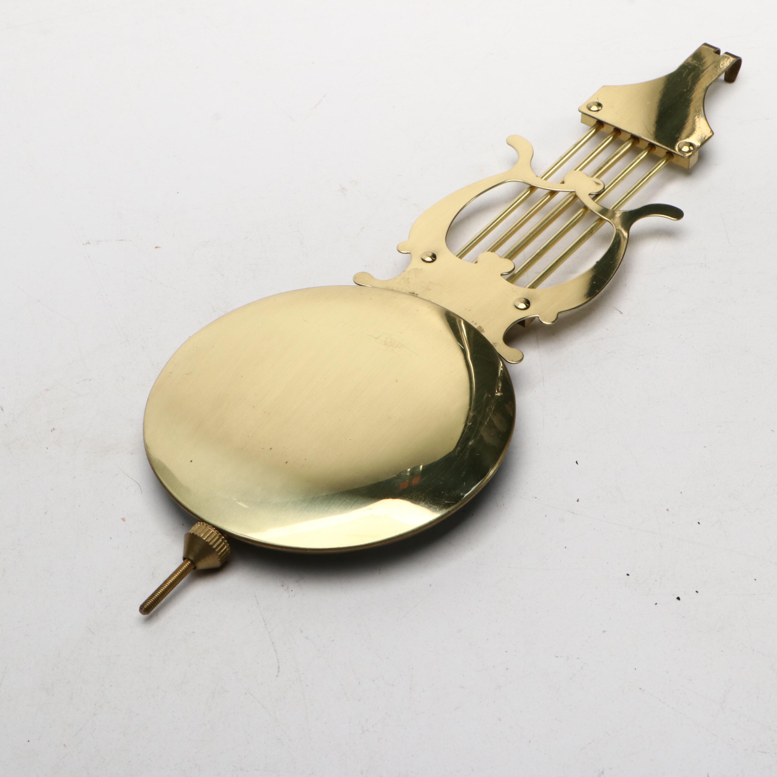 D & A Mechanical Pendulum Wood Wall Clock