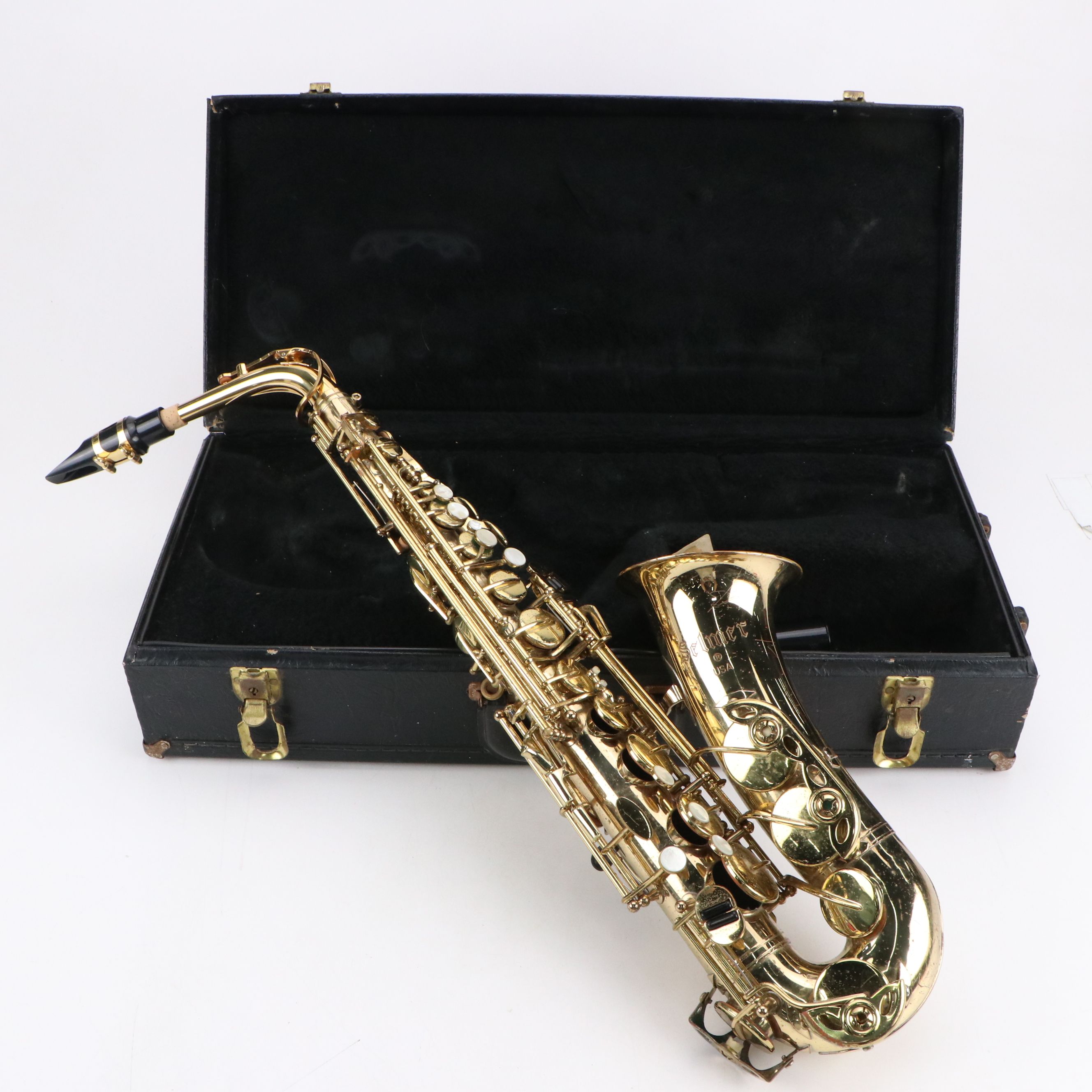 Selmer USA Alto Saxophone with Hardback Case, Late 20th Century