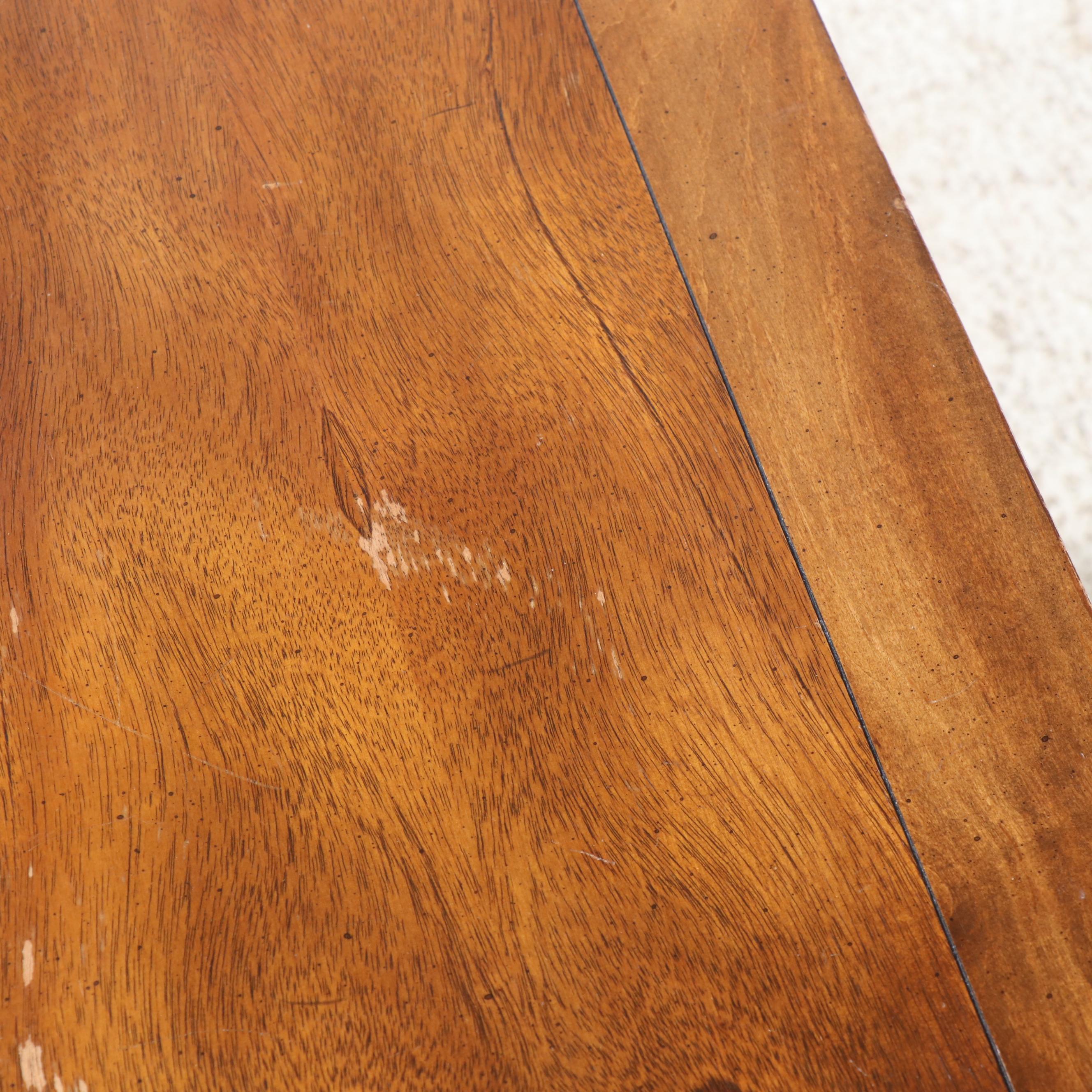 Pair of Chinese Style Wood End Tables