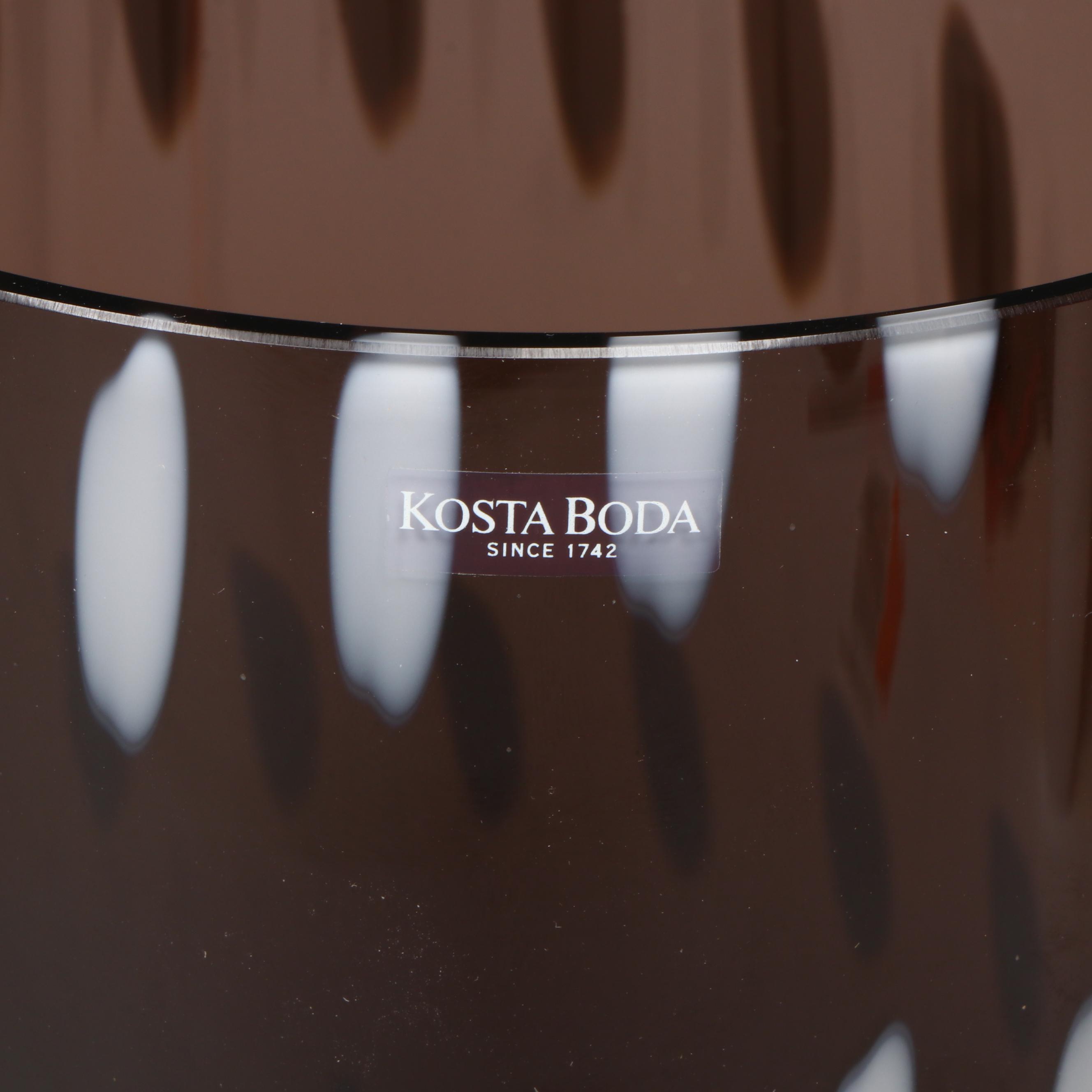 Ann Wåhlström for Kosta Boda “Tones” Cylindrical Glass Vase
