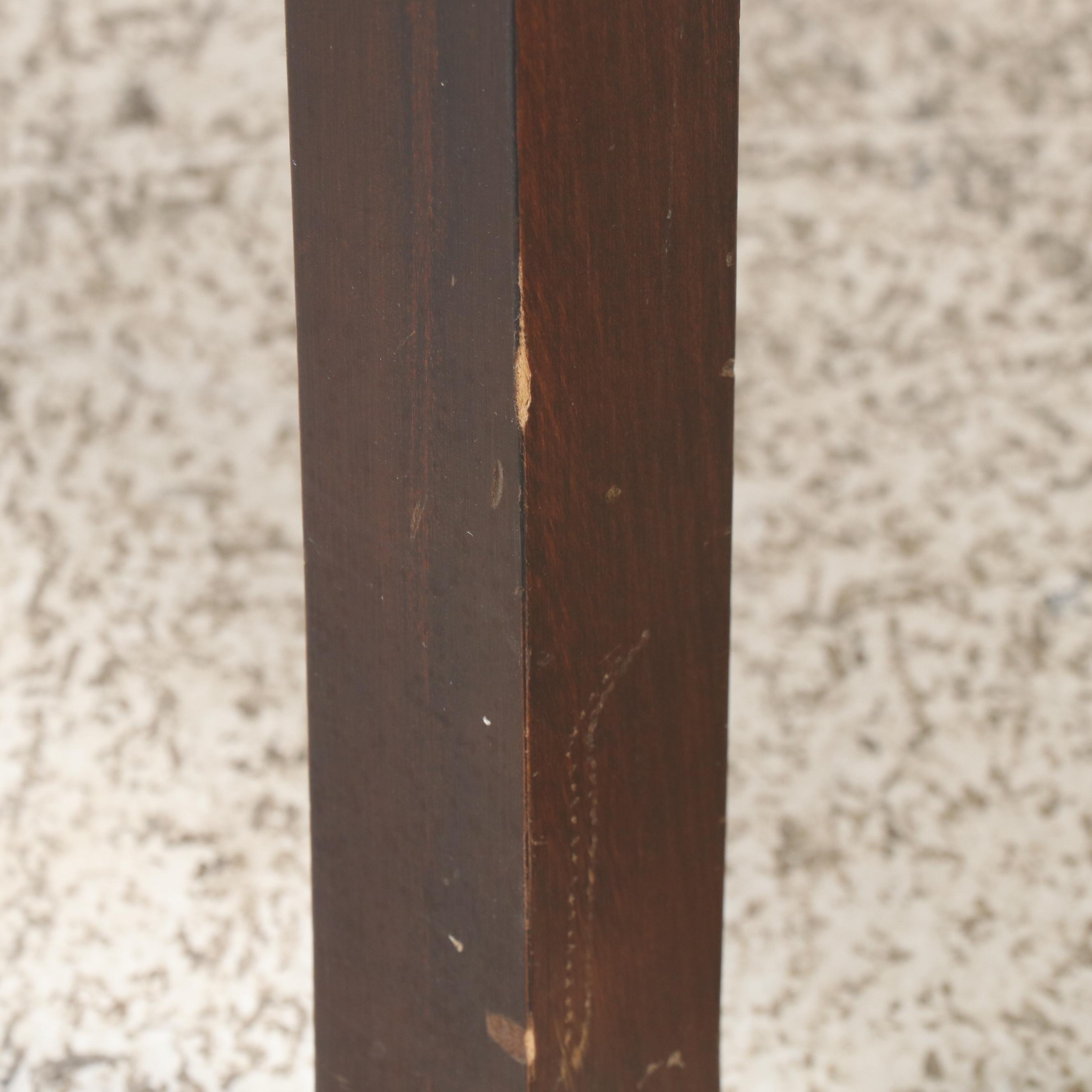 Pair of Chinese Style Wood End Tables