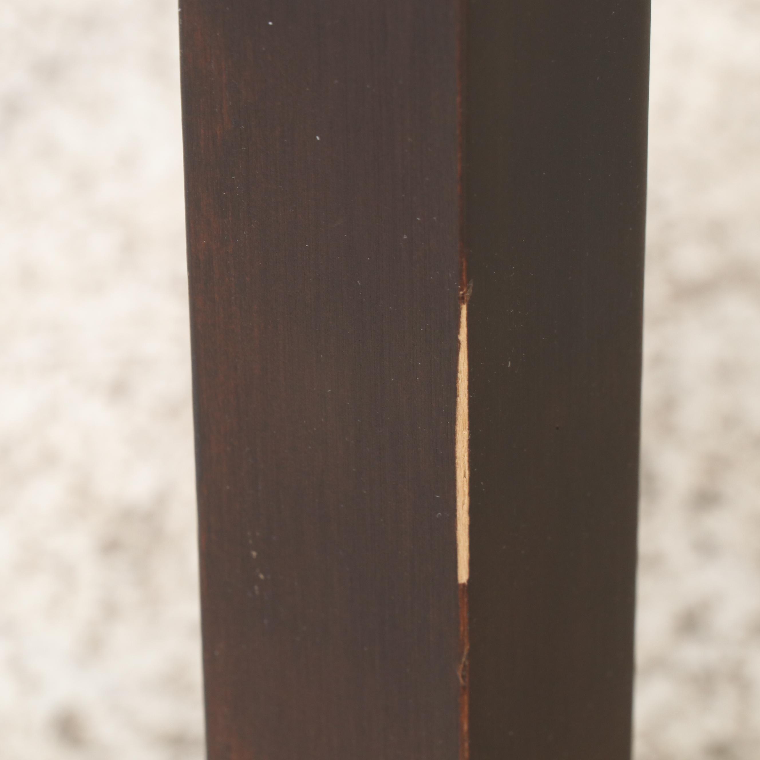 Pair of Chinese Style Wood End Tables