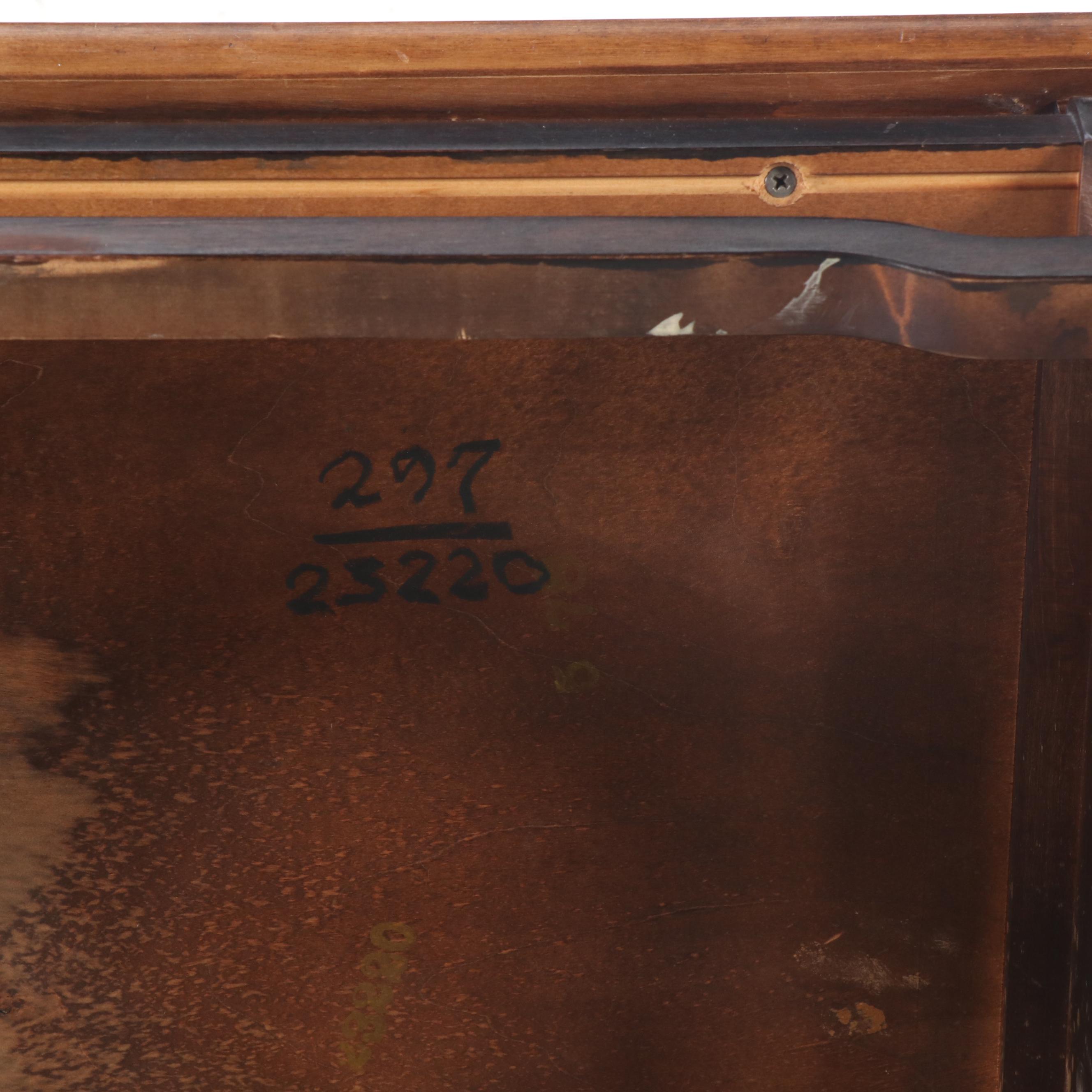 Pair of Chinese Style Wood End Tables