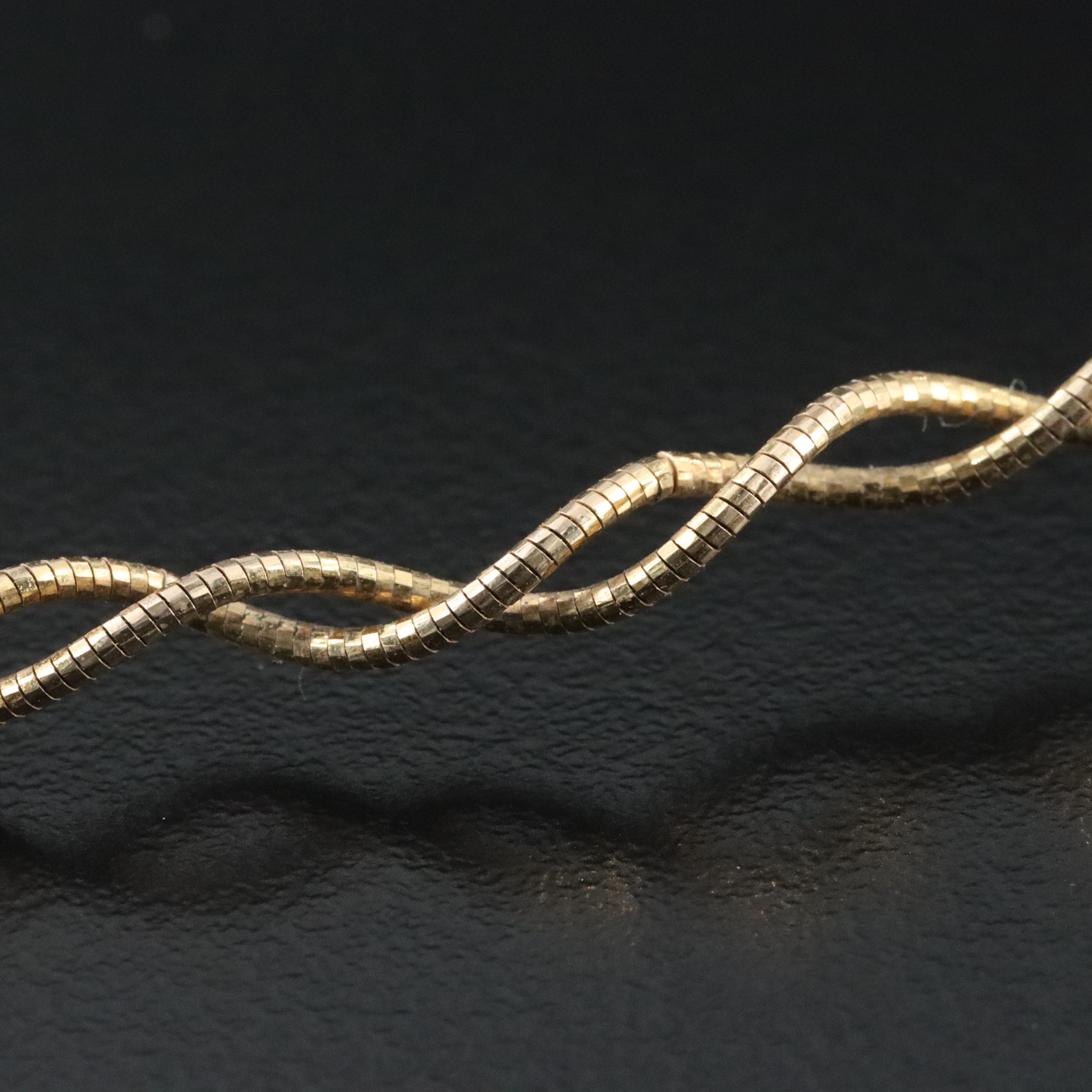 Italian 14K Braided Necklace