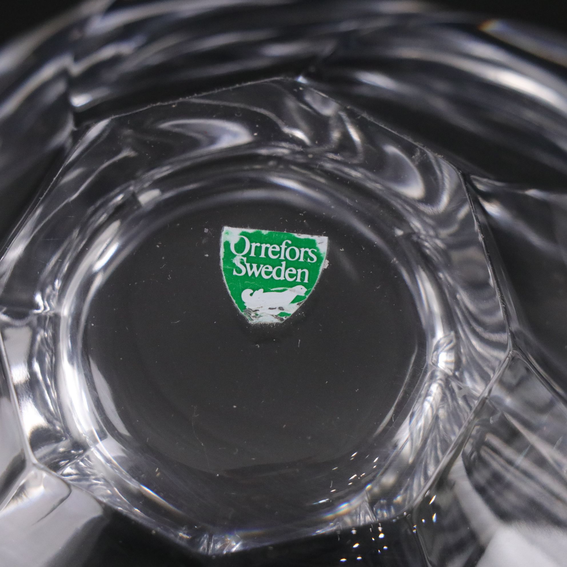 Orrefors "Residence" Bowl & Other Crystal Tableware