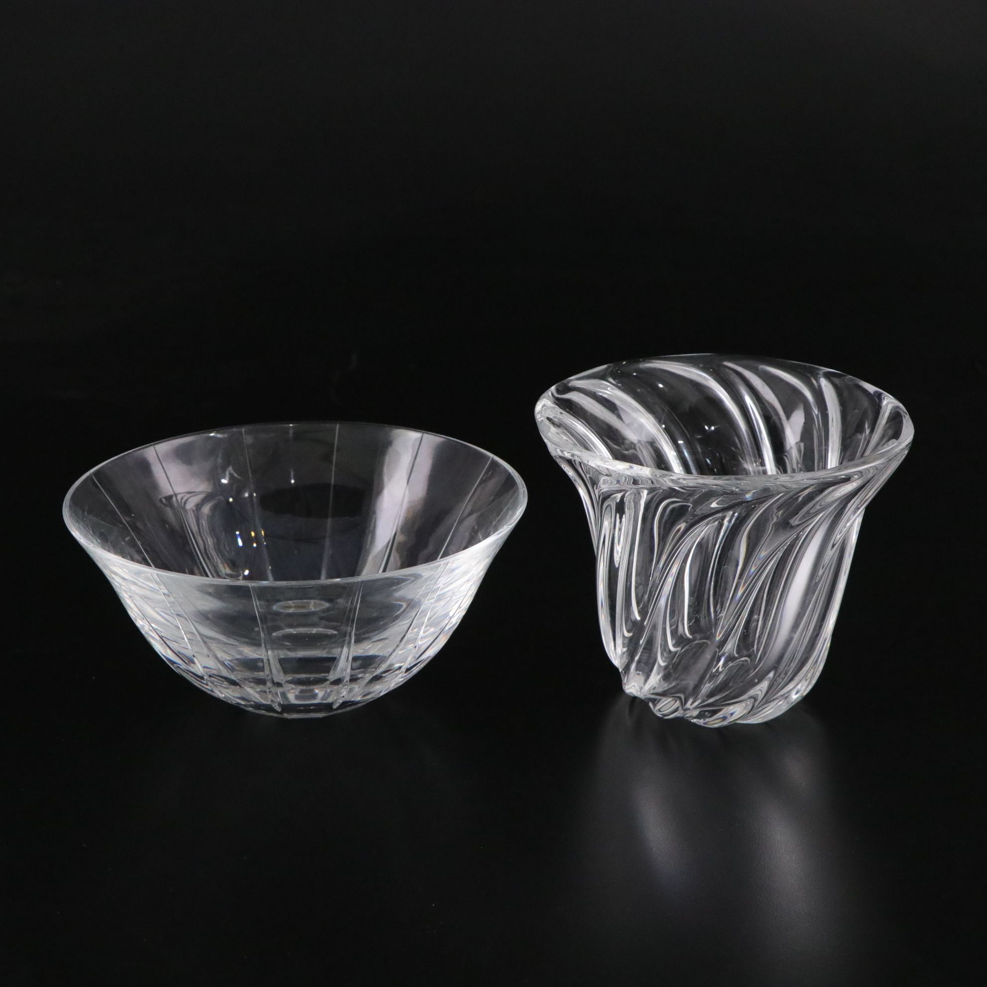 Orrefors "Residence" Bowl & Other Crystal Tableware