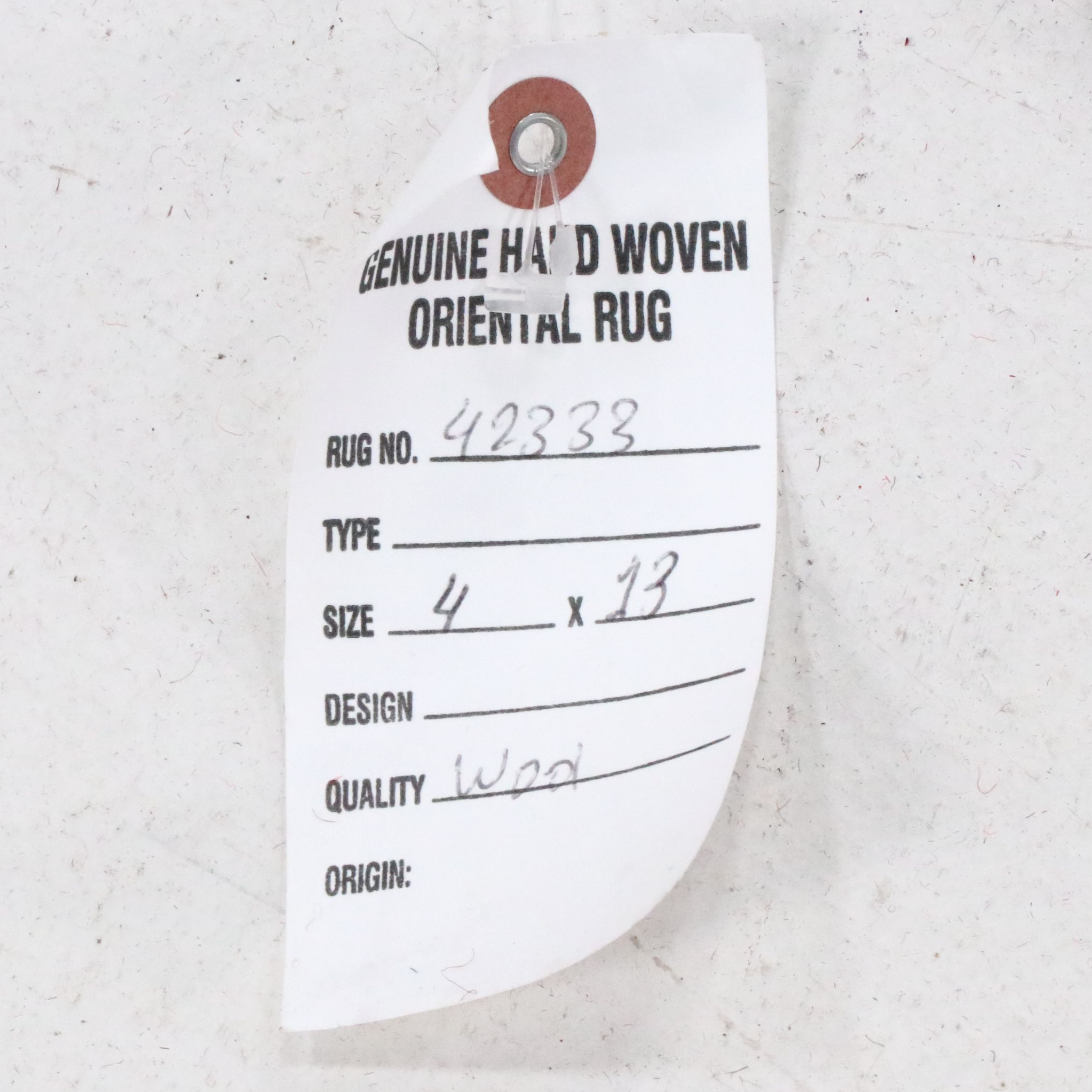 4' x 13'4 Handwoven Turkish Bergama Kilim Long Rug