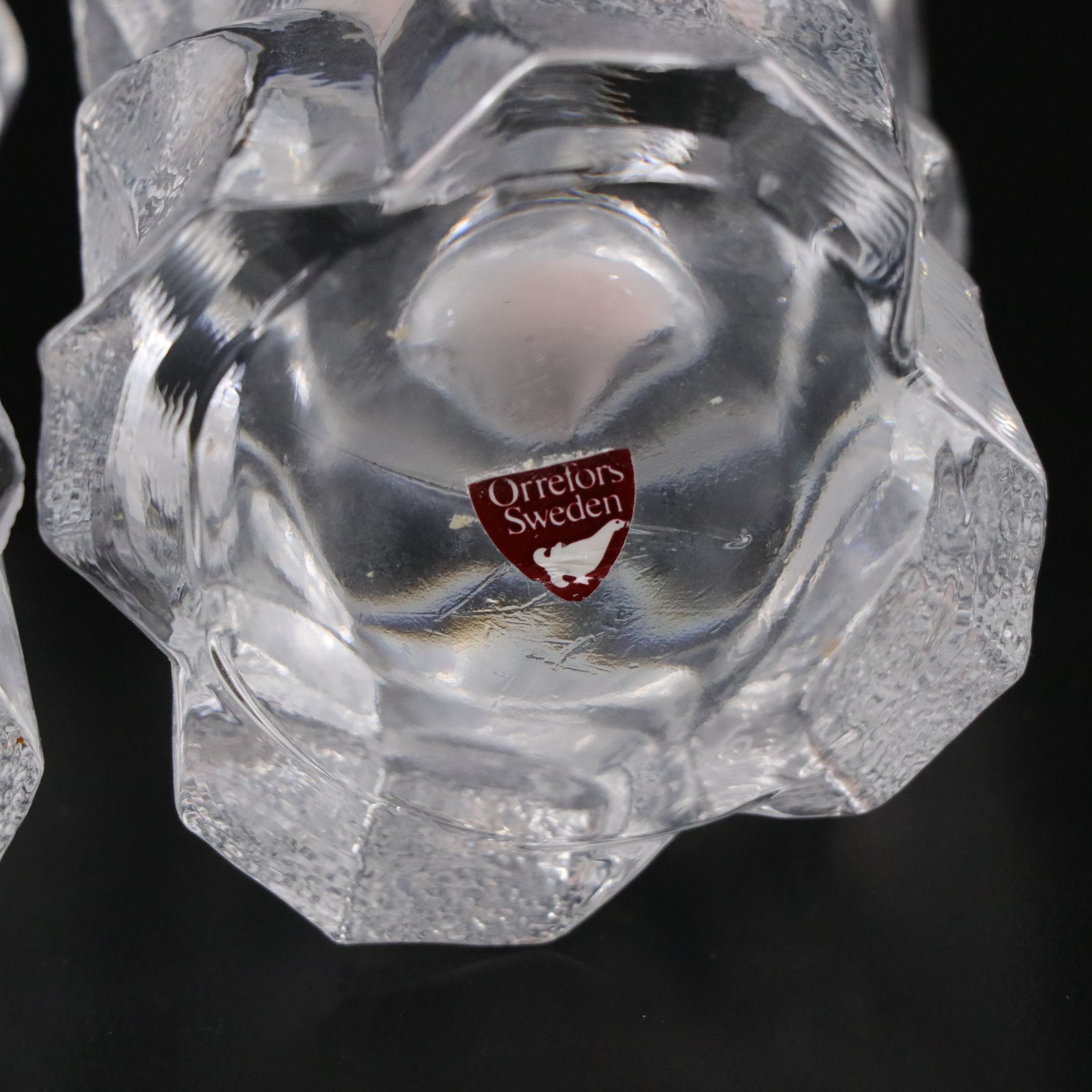 Orrefors "Residence" Bowl & Other Crystal Tableware