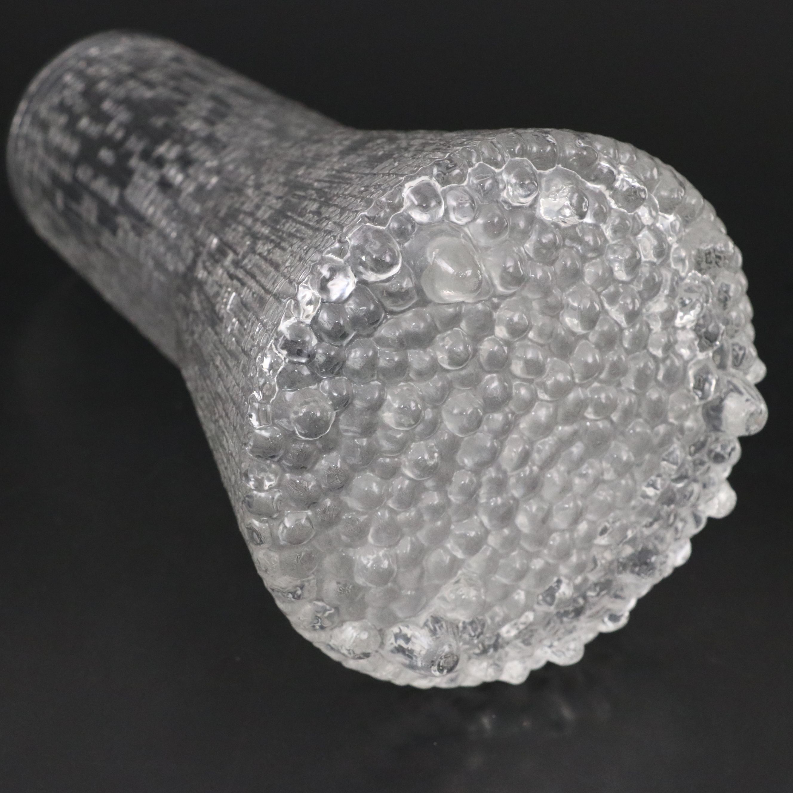 Iittala "Ultima Thule" Textured Glass Carafe and Cocktail Glasses