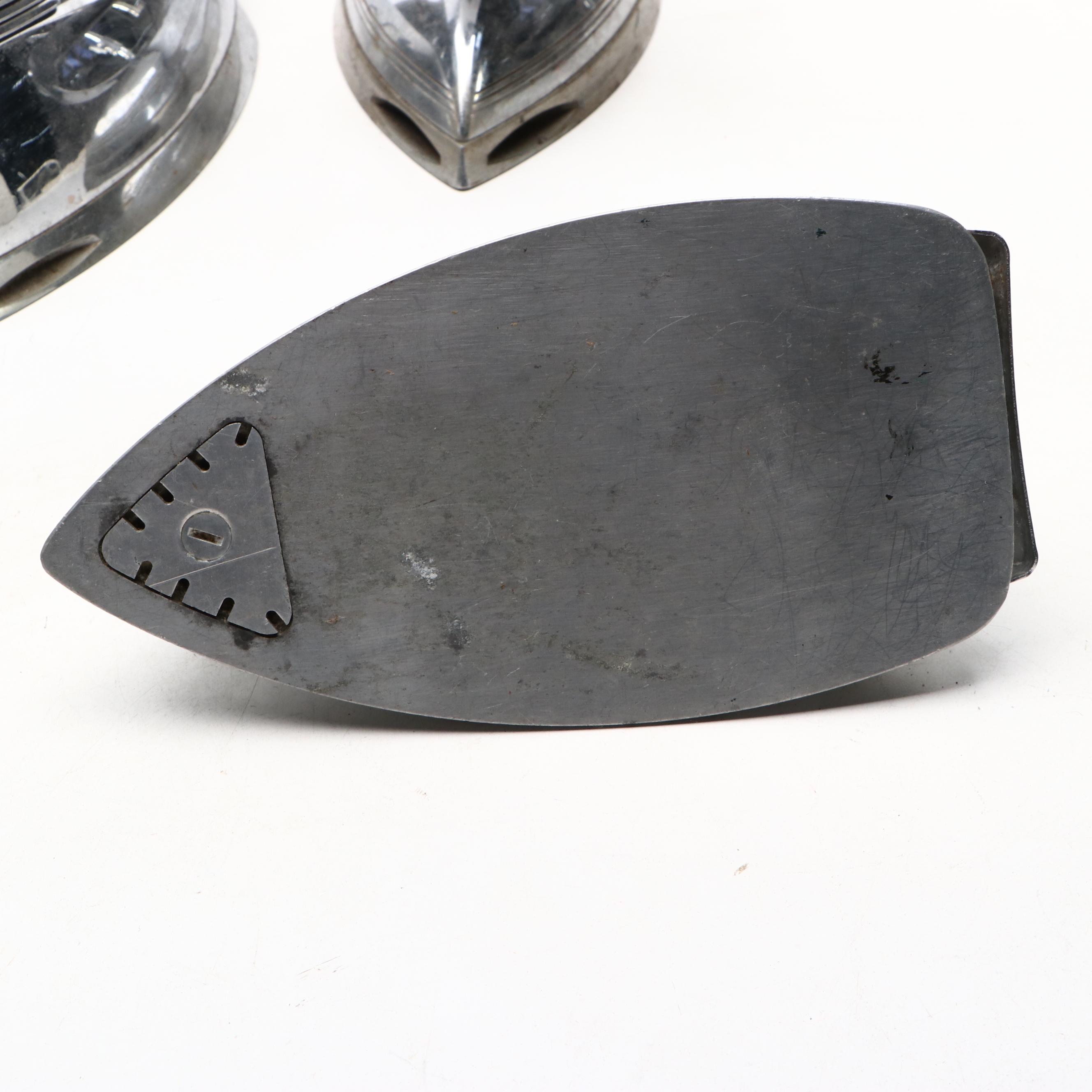 General Electric and Other Mid-20th Century Clothes Irons