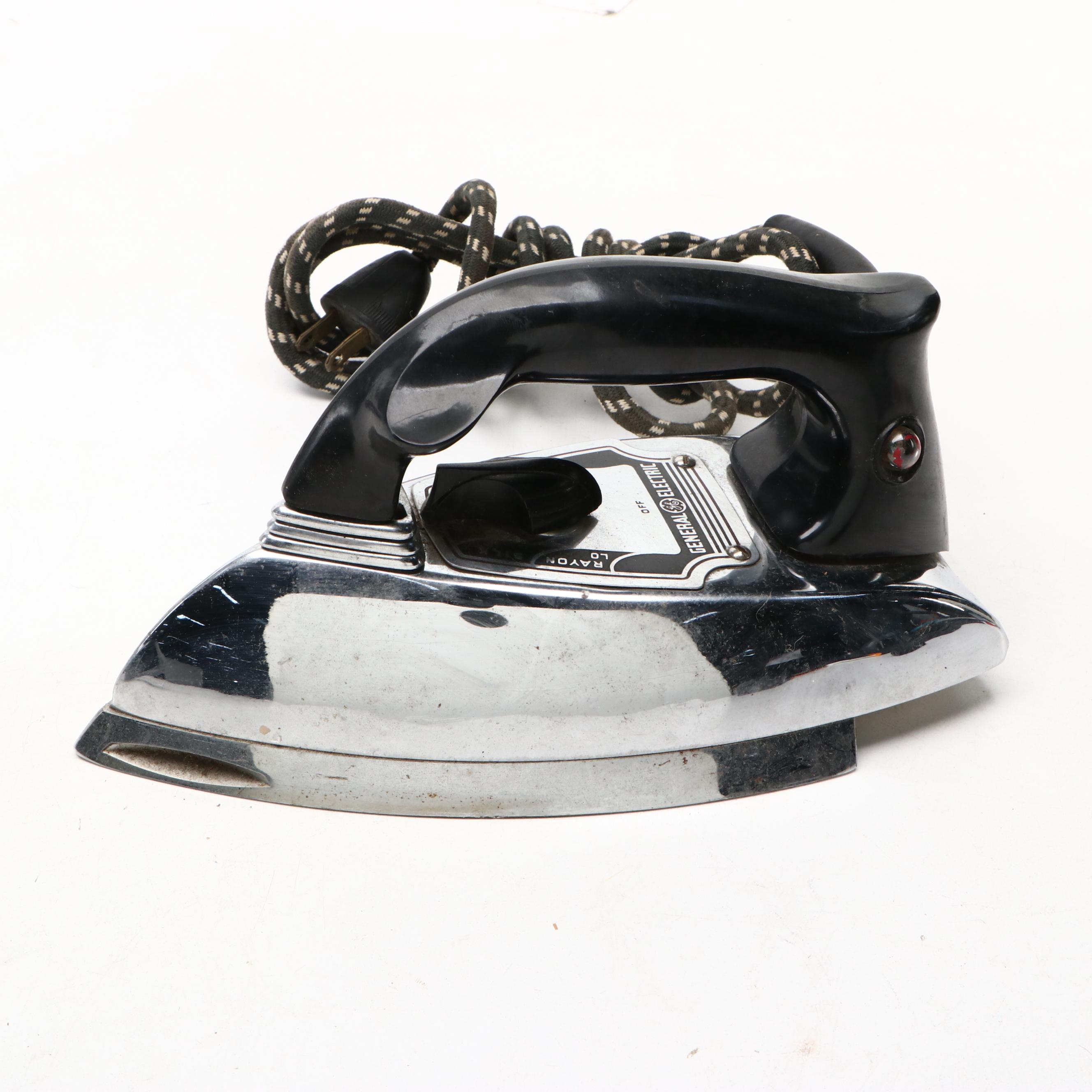 General Electric and Other Mid-20th Century Clothes Irons