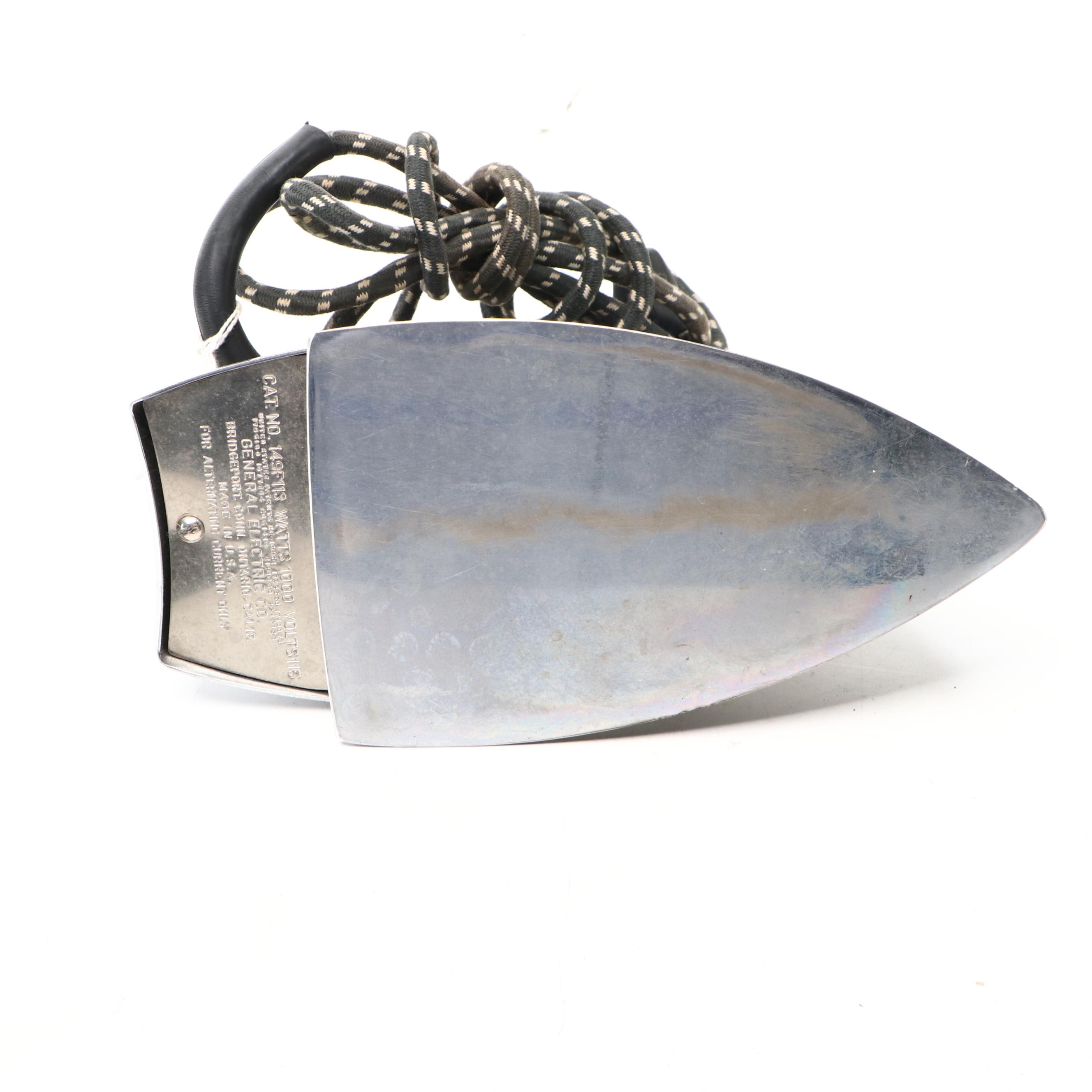 General Electric and Other Mid-20th Century Clothes Irons