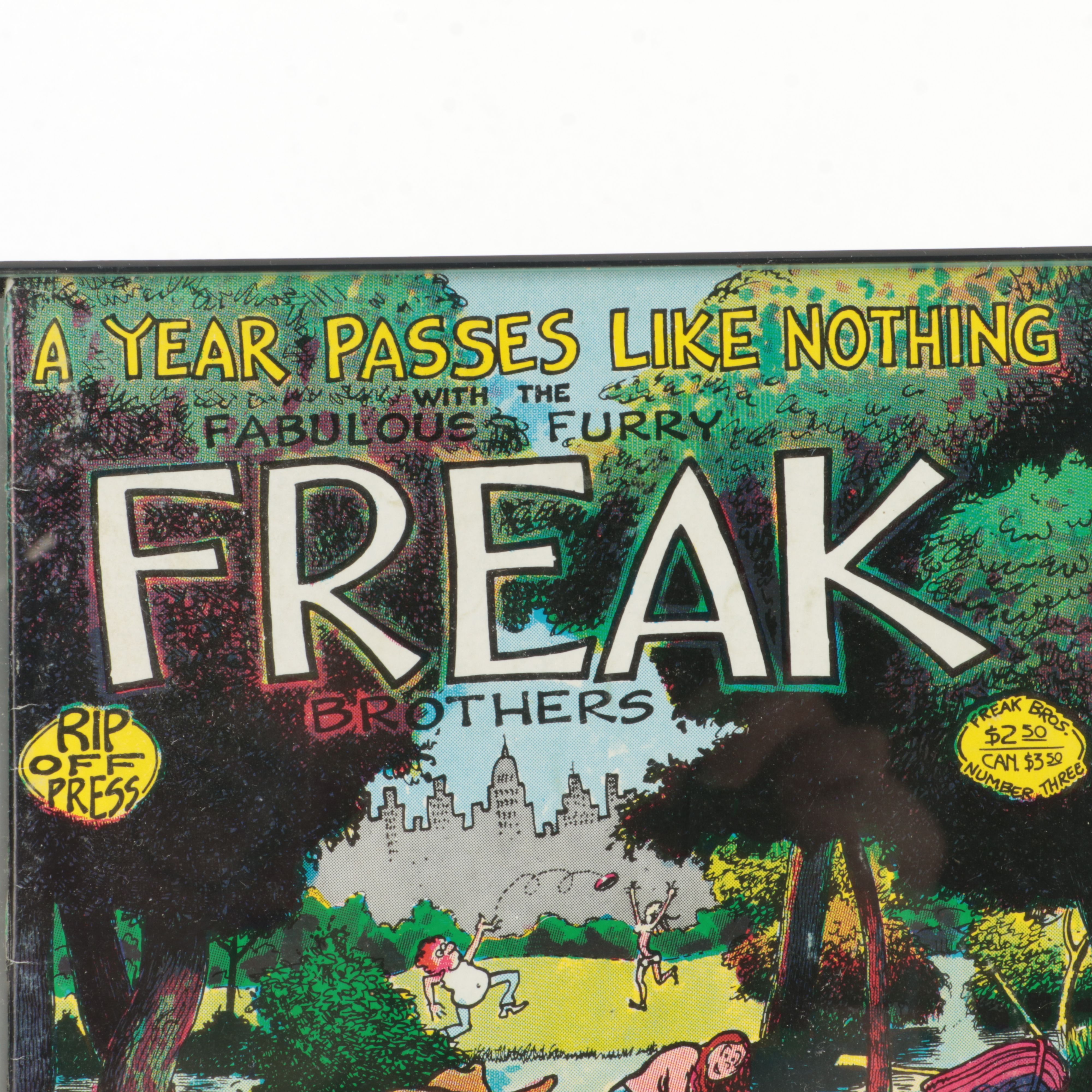 Two Underground Comic Books, "Mr. Natural" and "Fabulous Furry Freak Brothers"