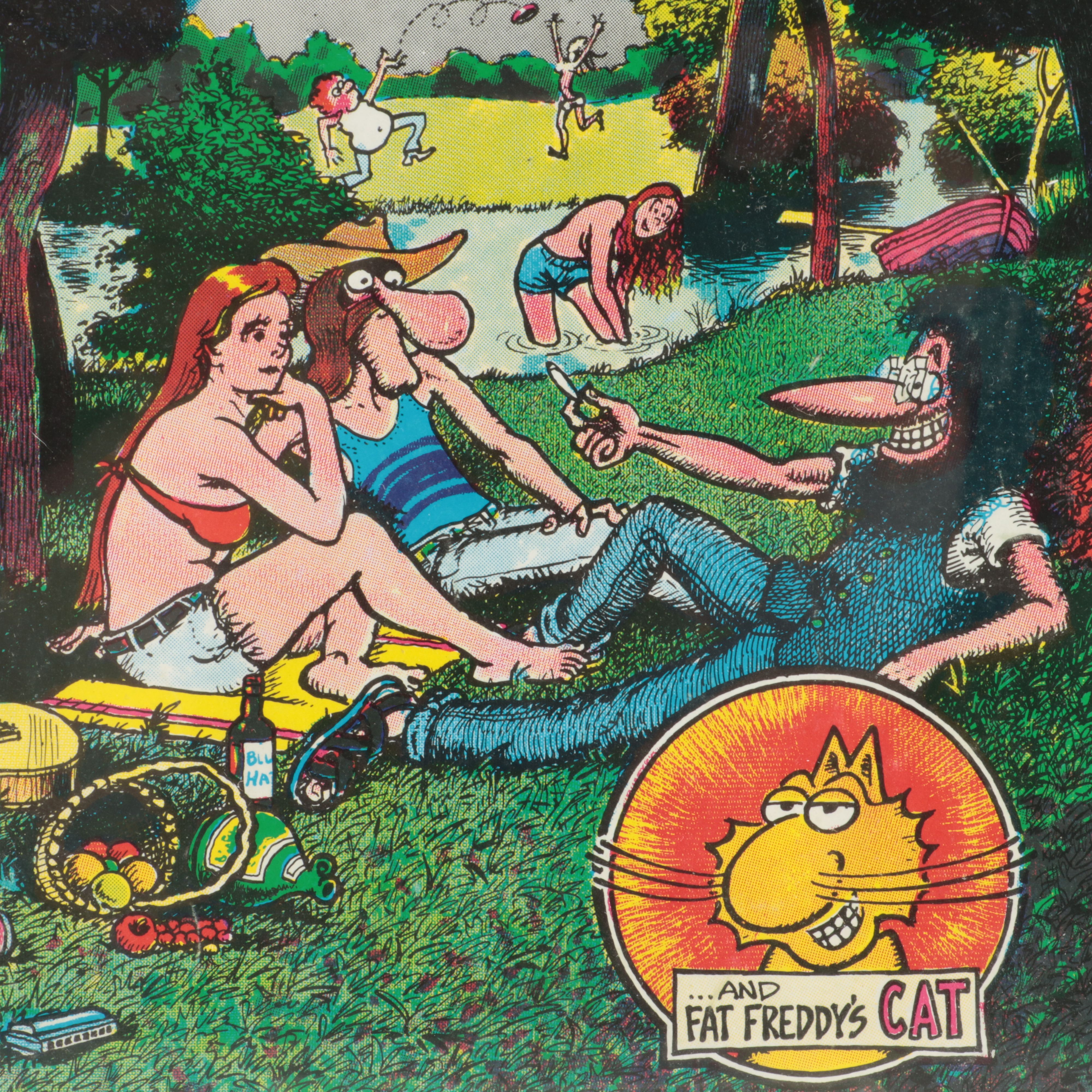 Two Underground Comic Books, "Mr. Natural" and "Fabulous Furry Freak Brothers"