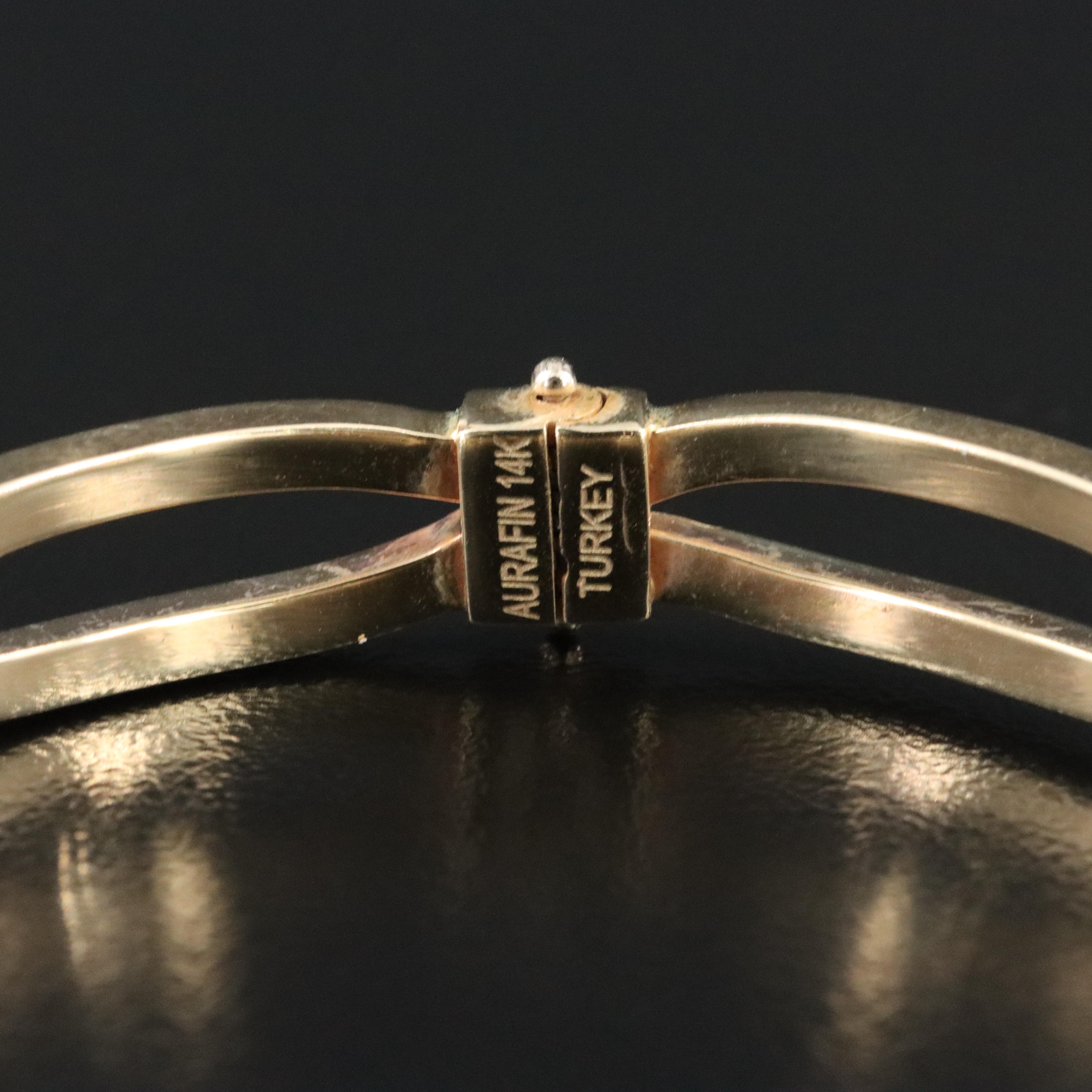 14K Wave Bracelet