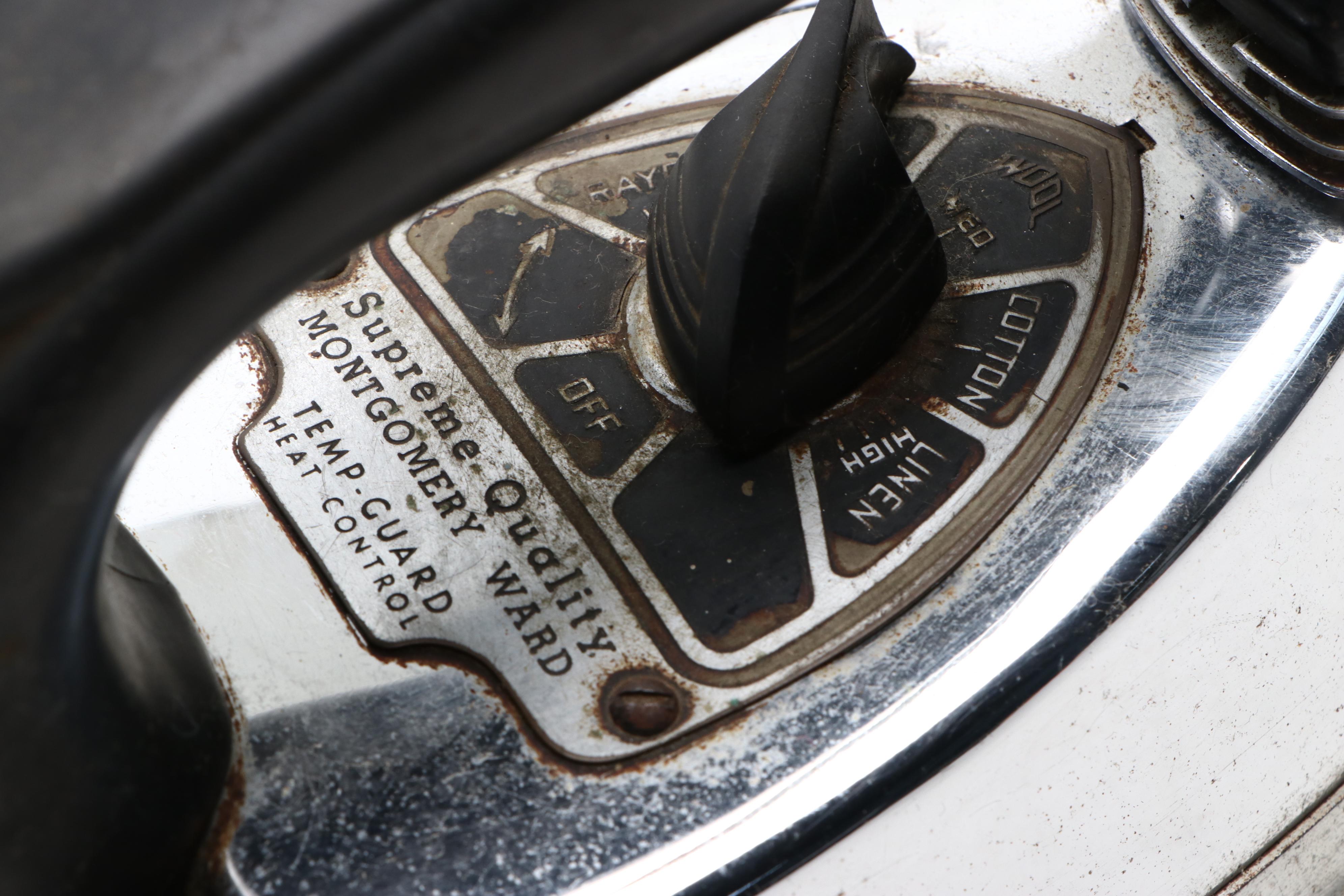 Kenmore, Sunbeam, and General Electric Clothes Irons