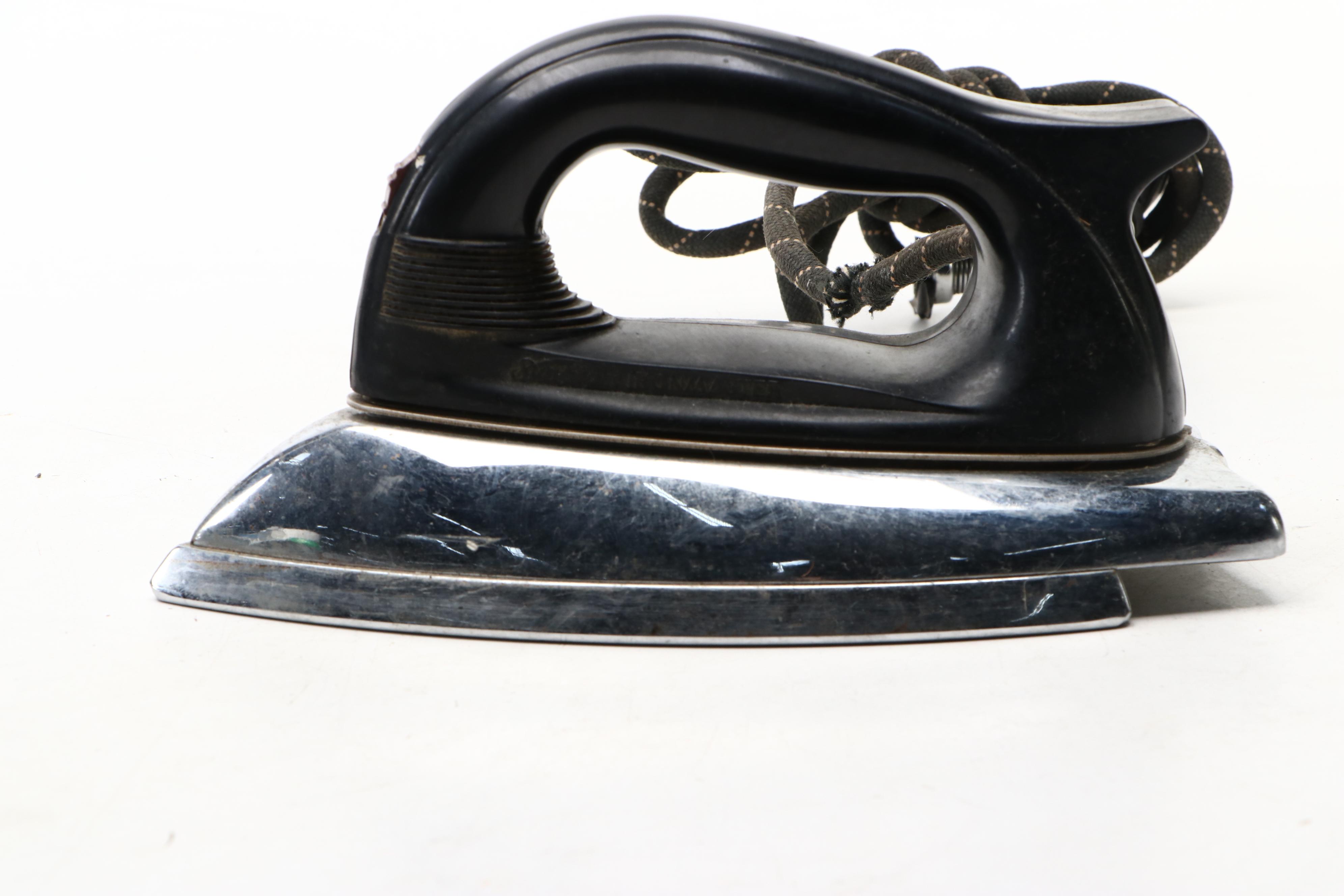 Kenmore, Sunbeam, and General Electric Clothes Irons