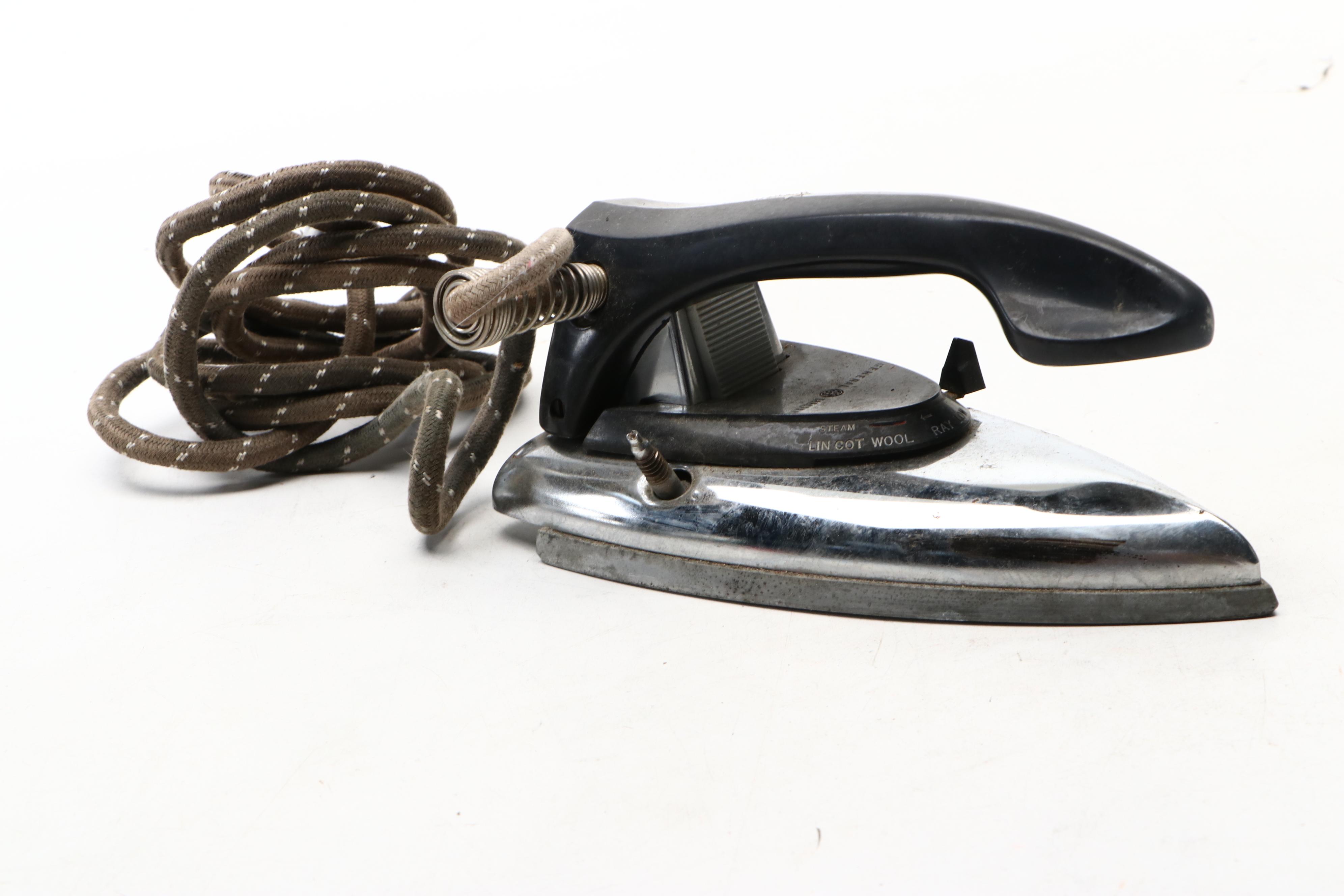 Kenmore, Sunbeam, and General Electric Clothes Irons