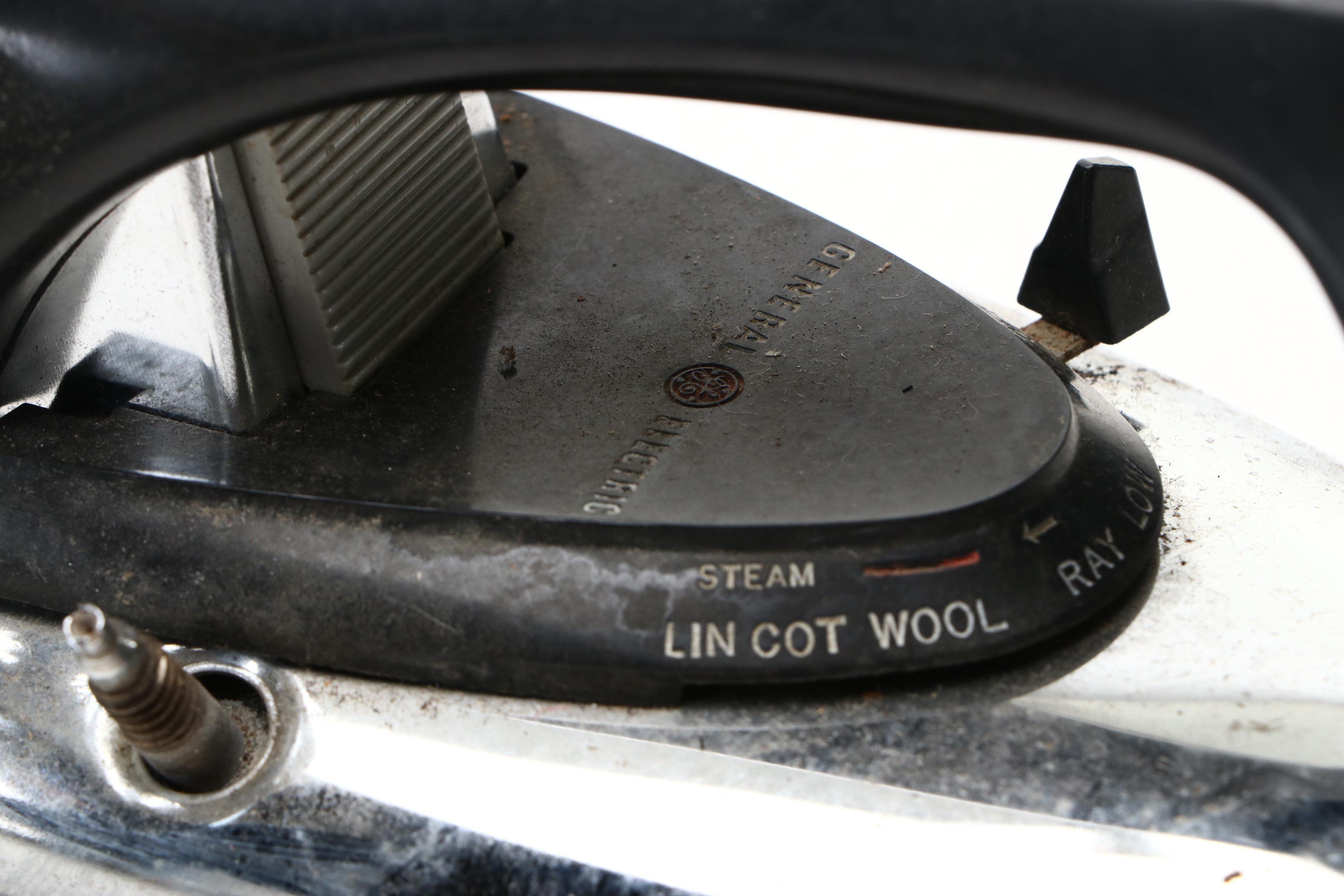 Kenmore, Sunbeam, and General Electric Clothes Irons