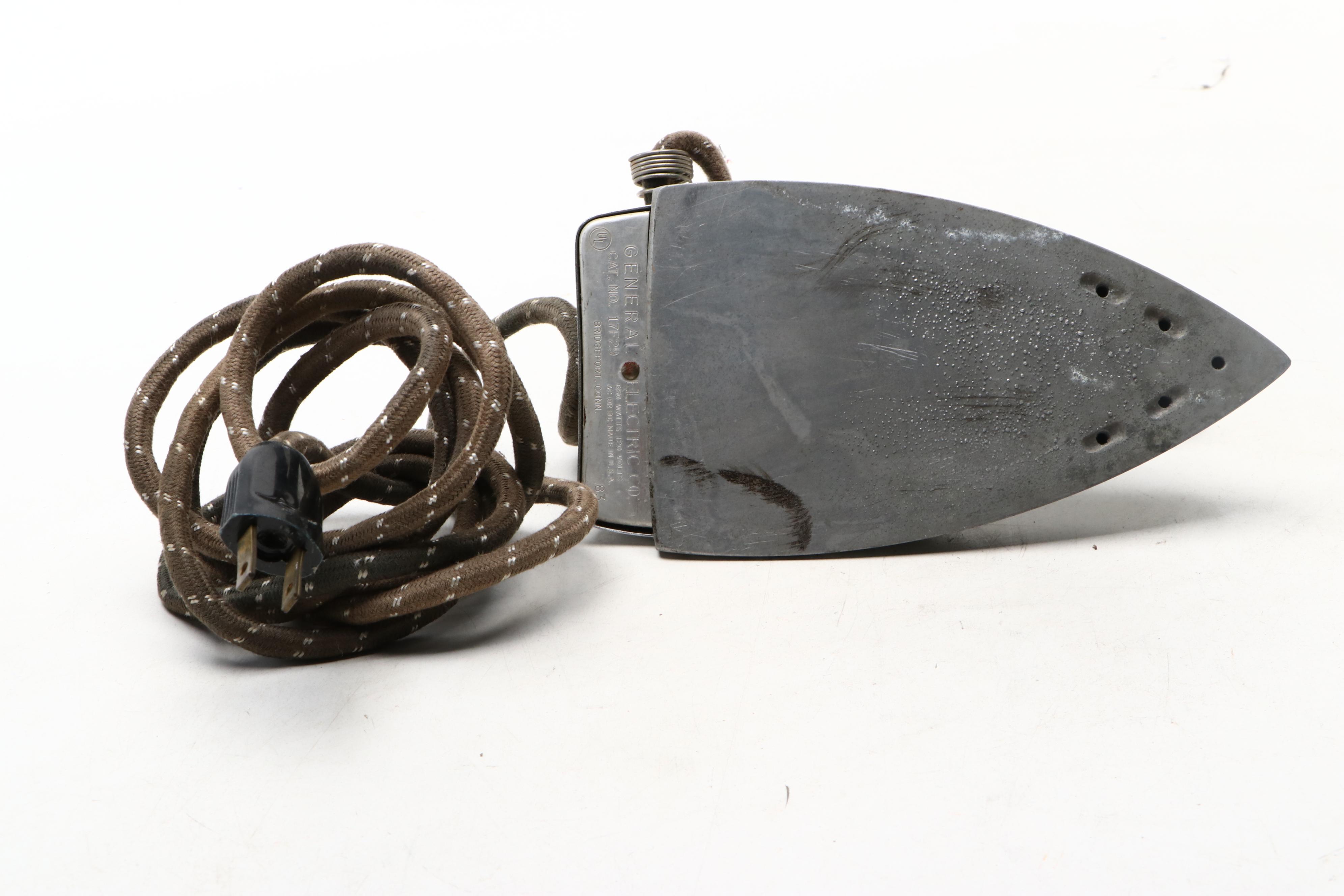 Kenmore, Sunbeam, and General Electric Clothes Irons