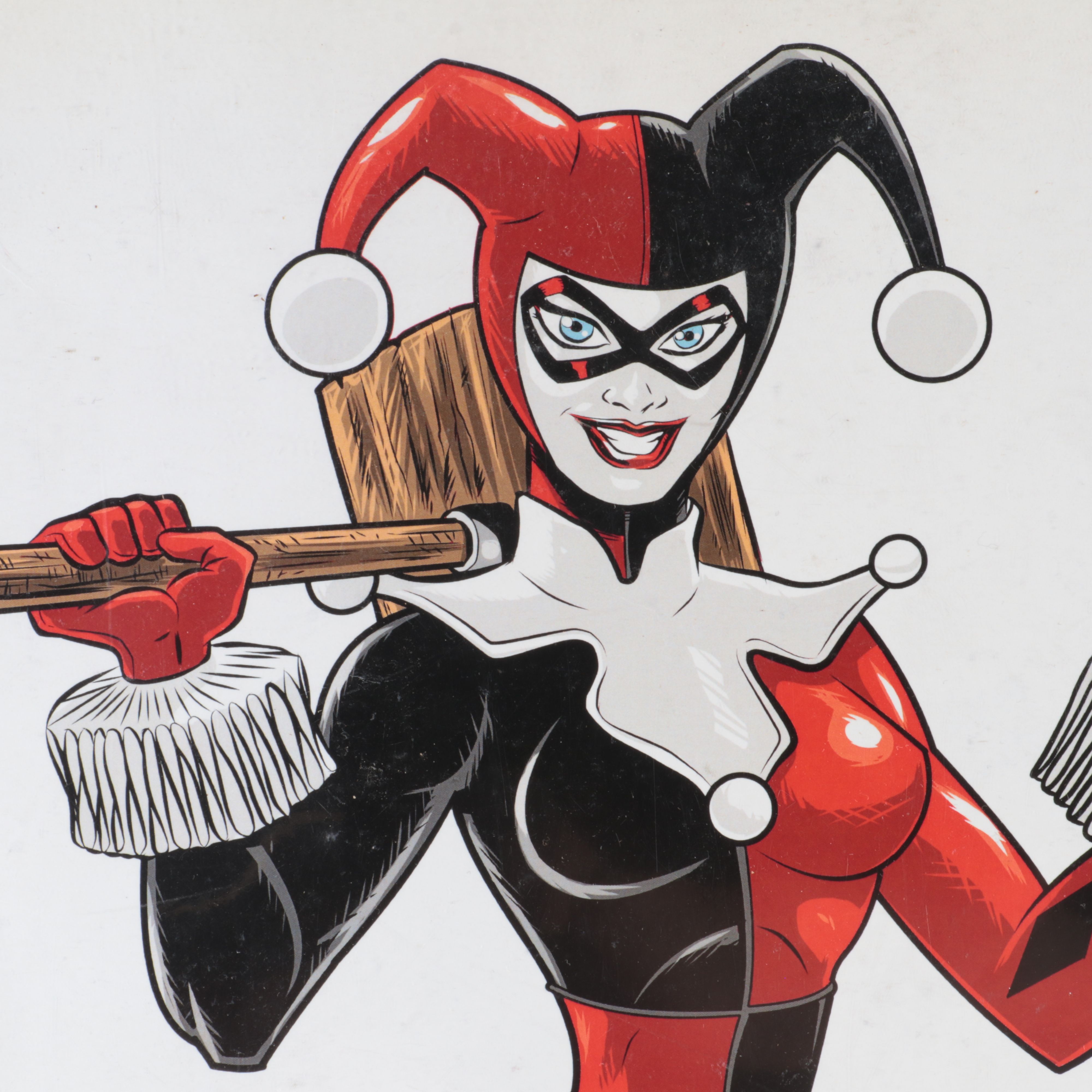 Sterling Clark Artist-Signed Harley Quinn Print