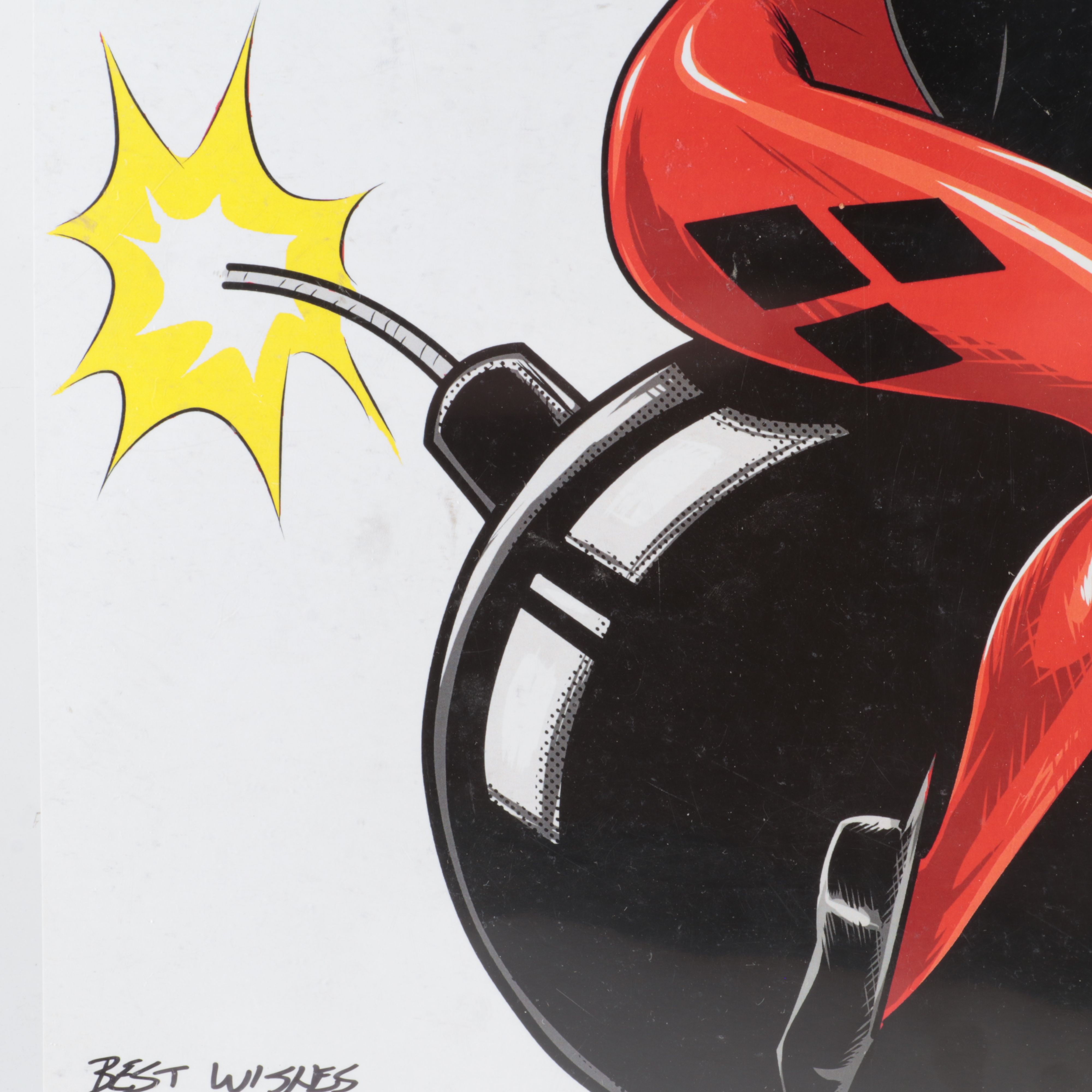 Sterling Clark Artist-Signed Harley Quinn Print