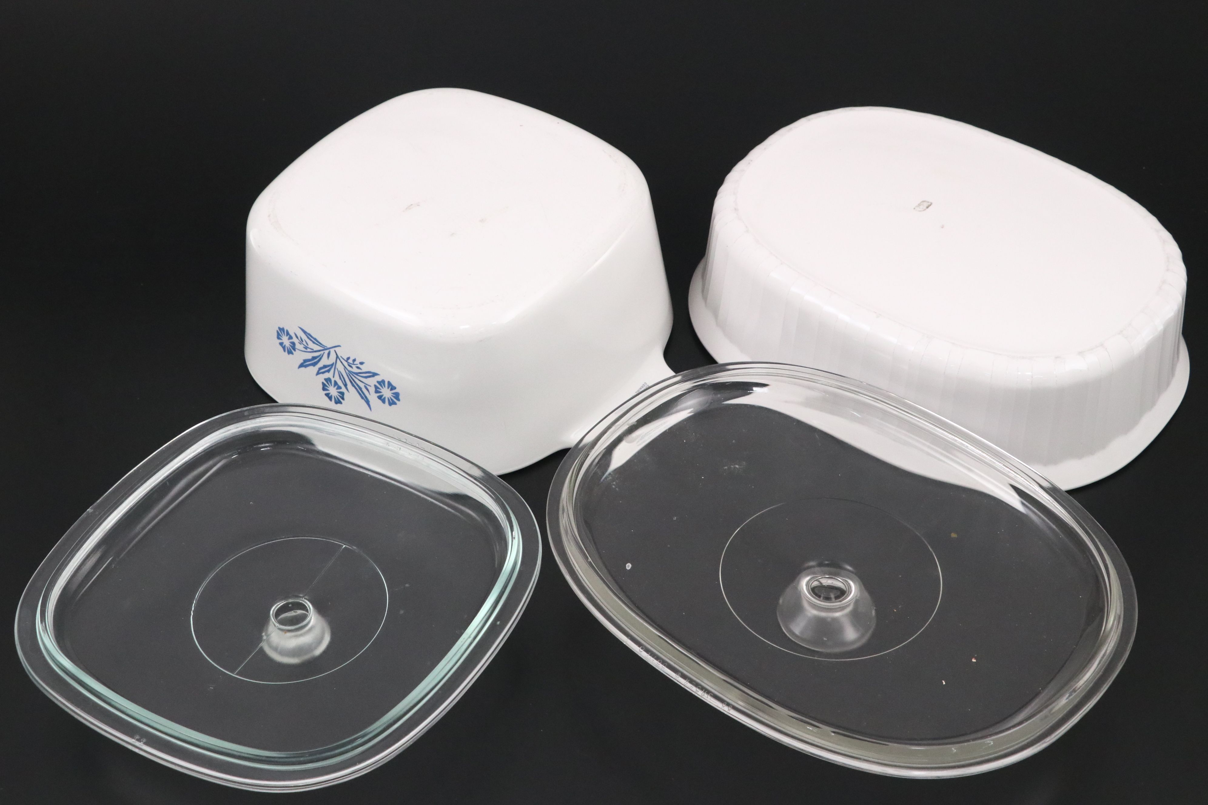 CorningWare "Cornflower Blue" and Other Ceramic Casserole Dishes