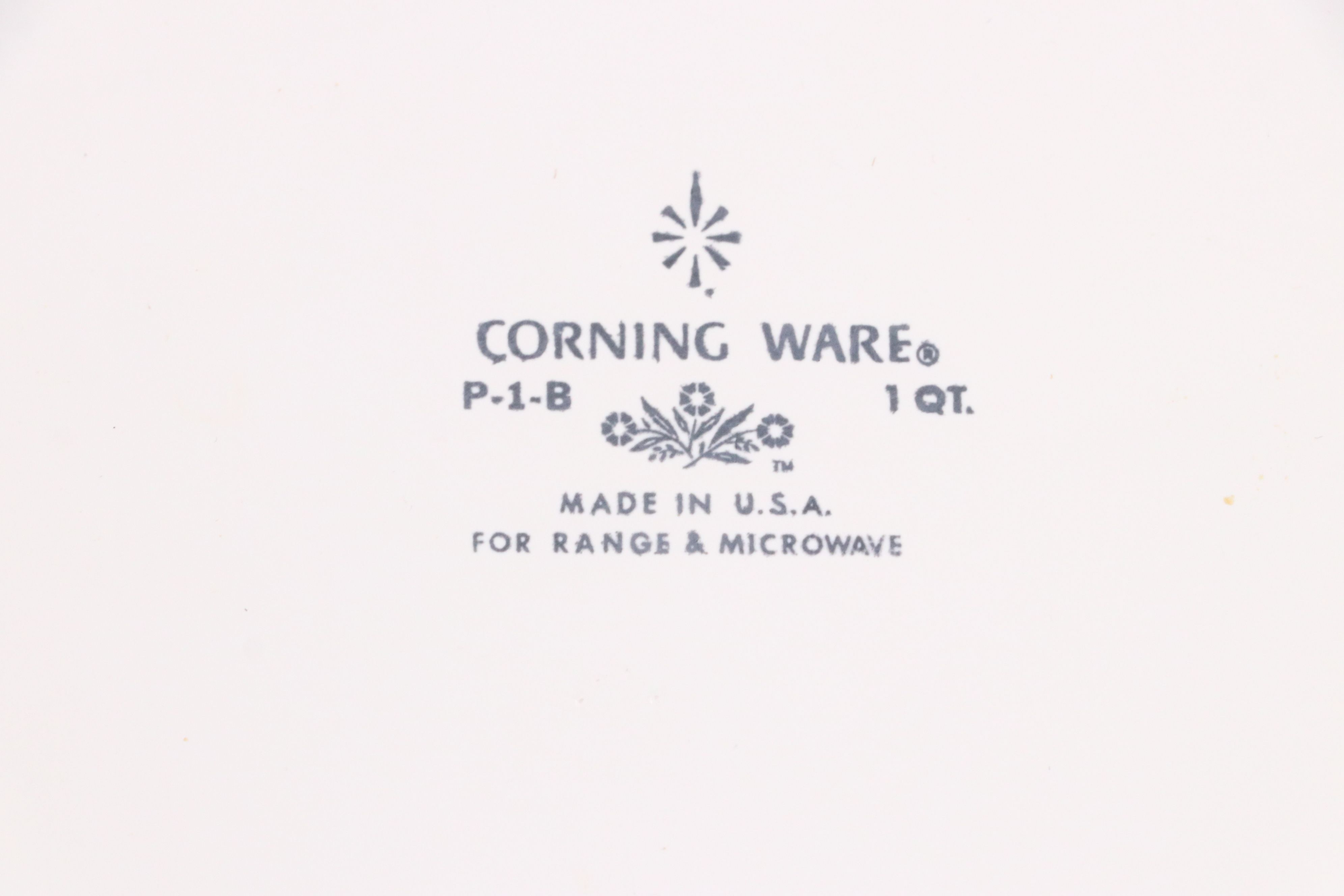 CorningWare "Cornflower Blue" and Other Ceramic Casserole Dishes