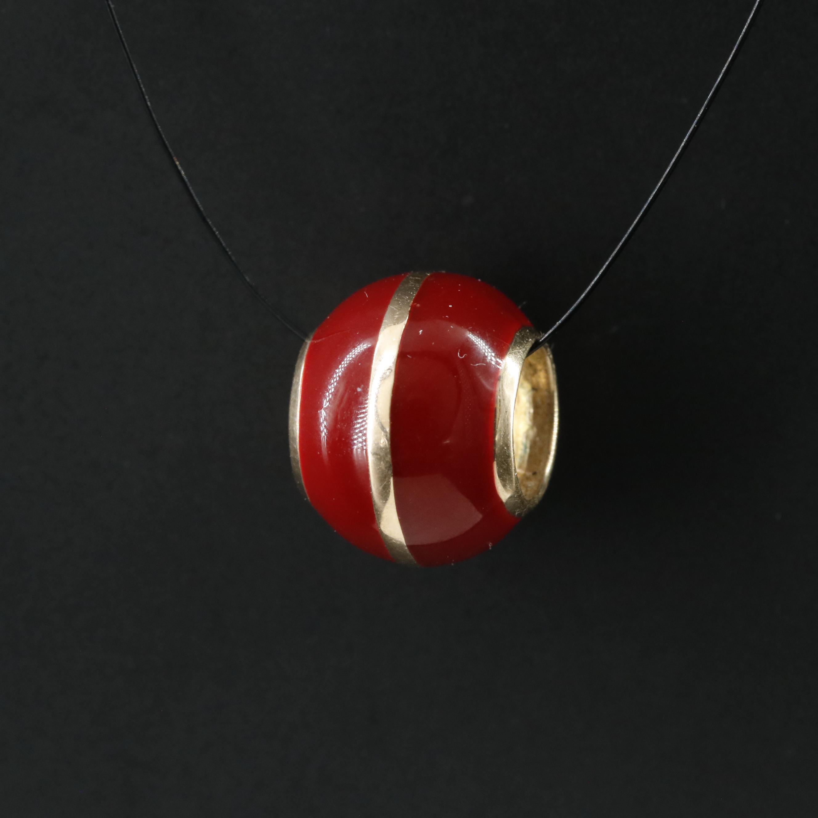 10K Enamel Bead