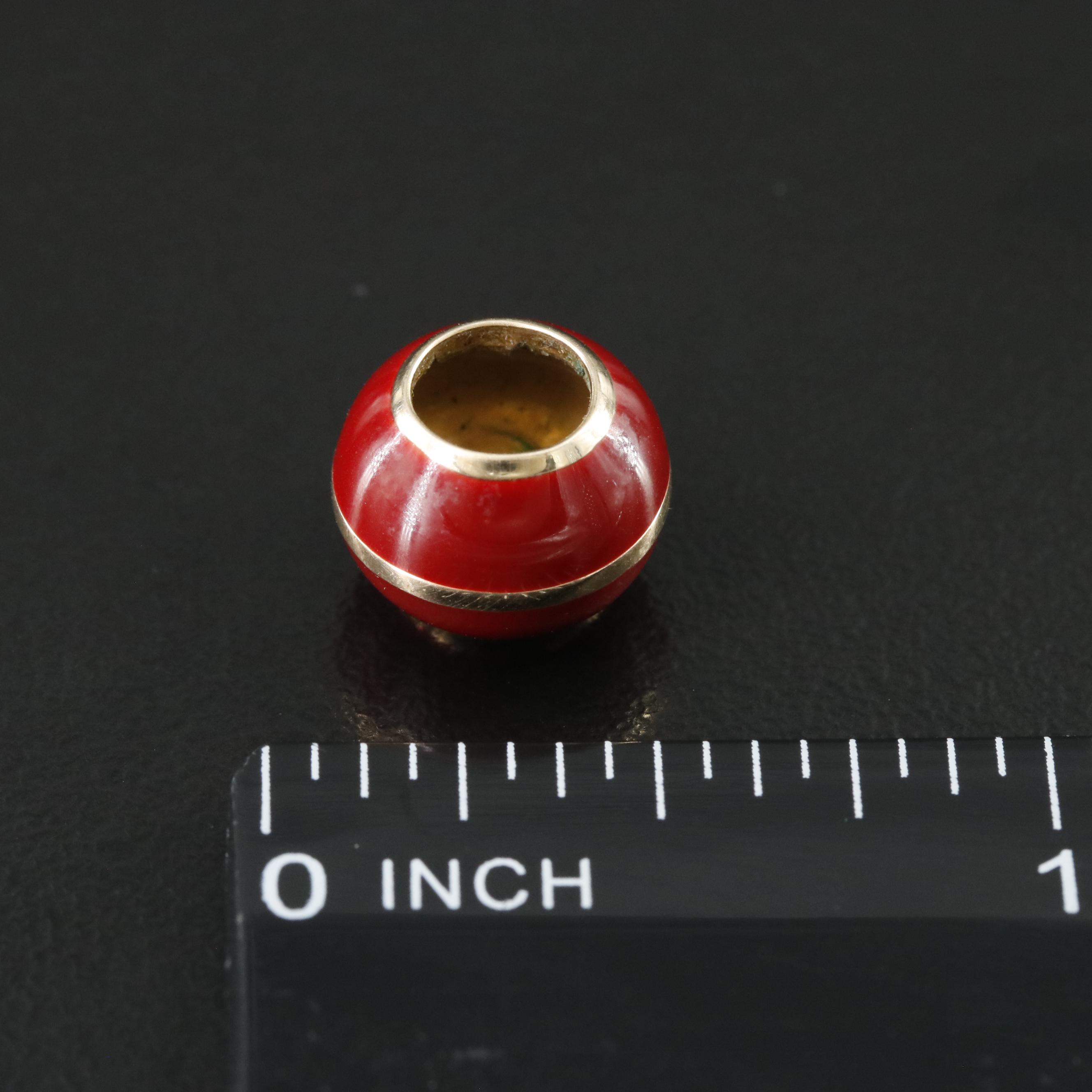 10K Enamel Bead