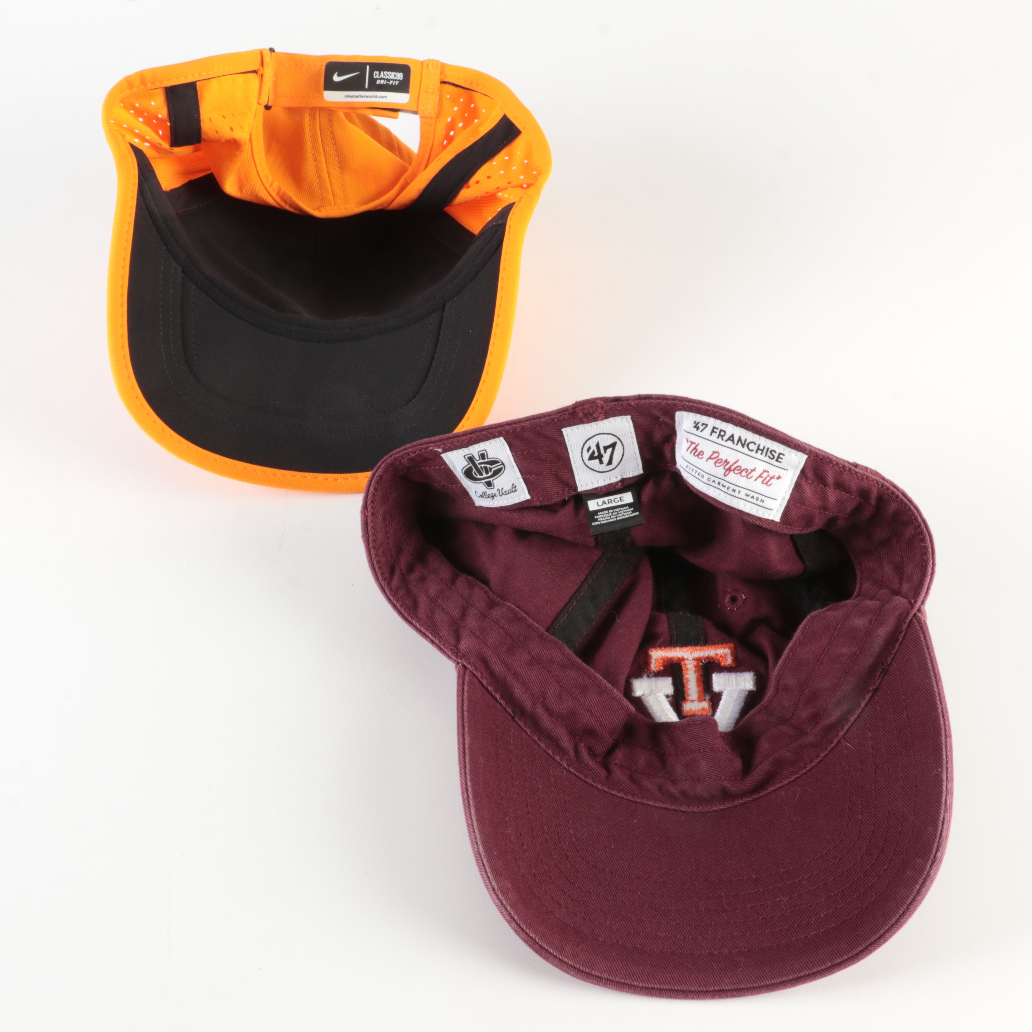 Texas A&M, Tennessee, Virginia Tech, and More Collegiate Sports Hats