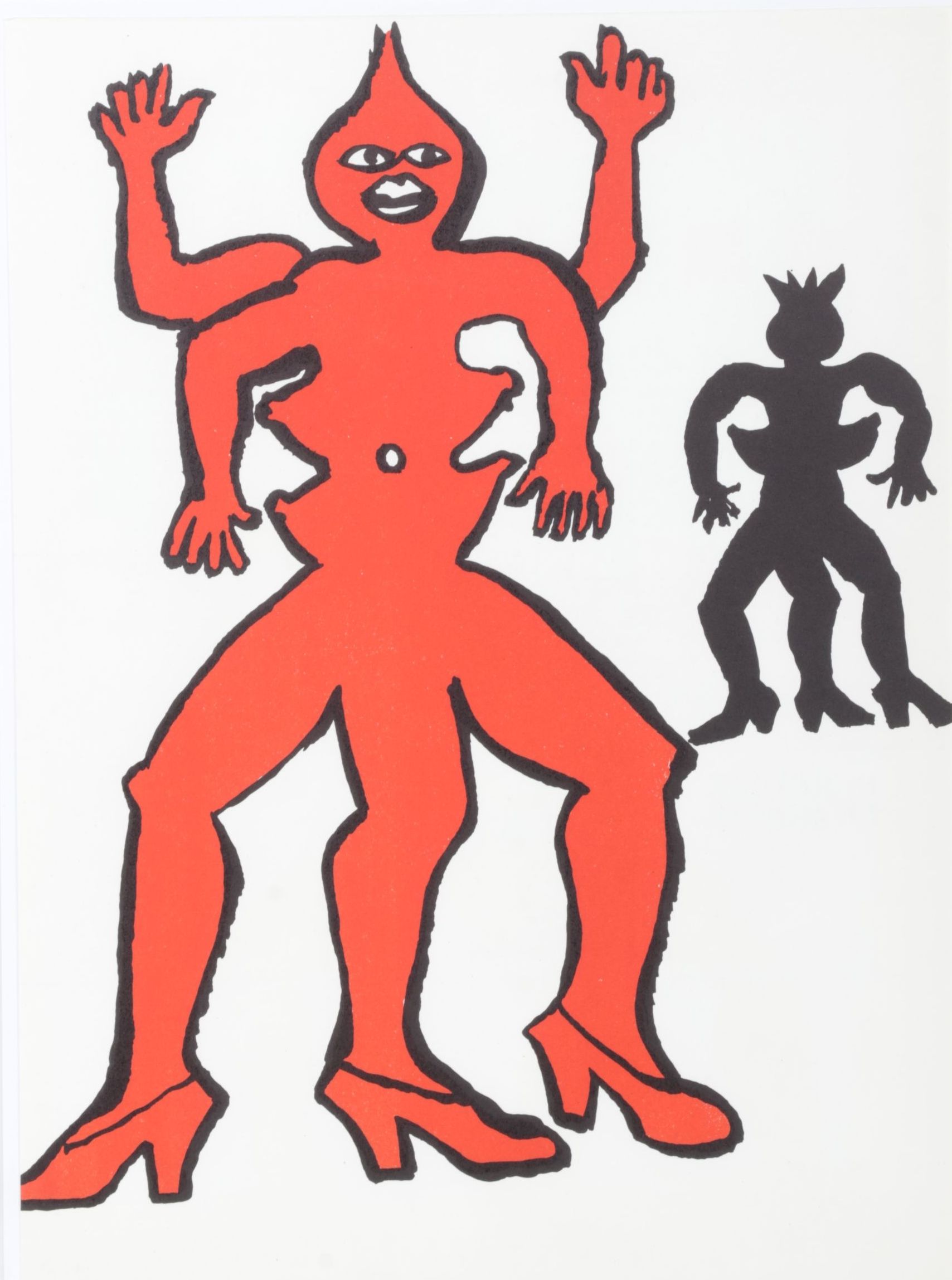 Alexander Calder Color Lithograph for "Derrière le Miroir," 1975